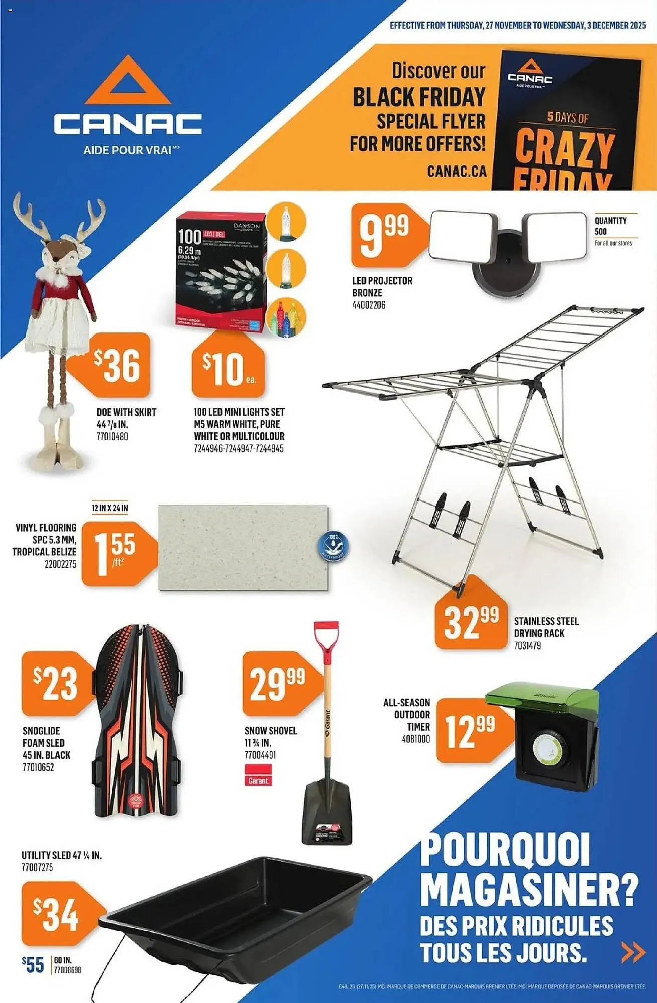 Canac flyer from November 27 to December 4 2025 - flyer page 1