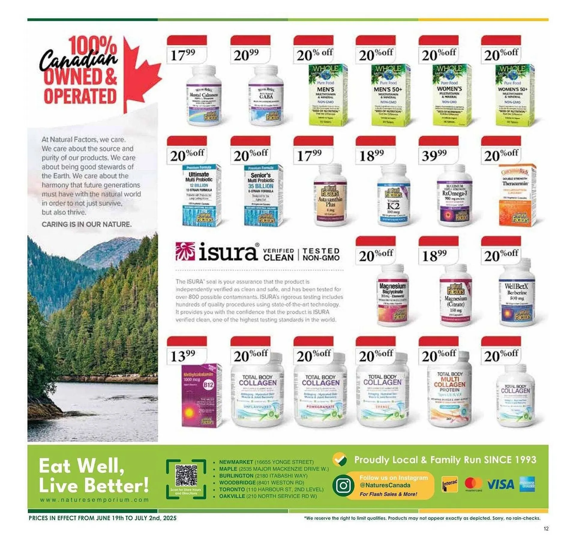Nature's Emporium flyer from June 20 to June 27 2025 - flyer page 12