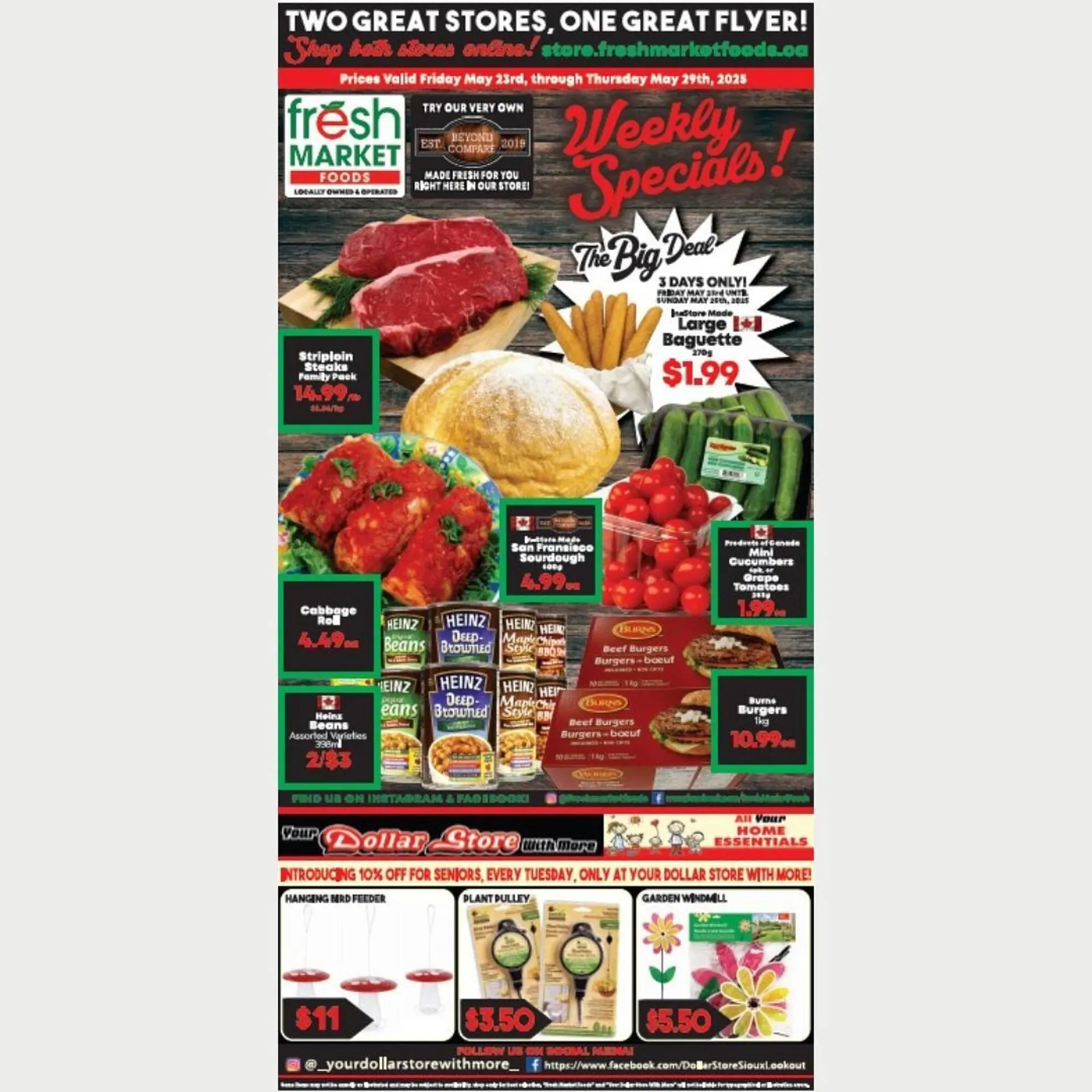 Fresh Market Foods flyer from May 25 to June 7 2025 - flyer page 1
