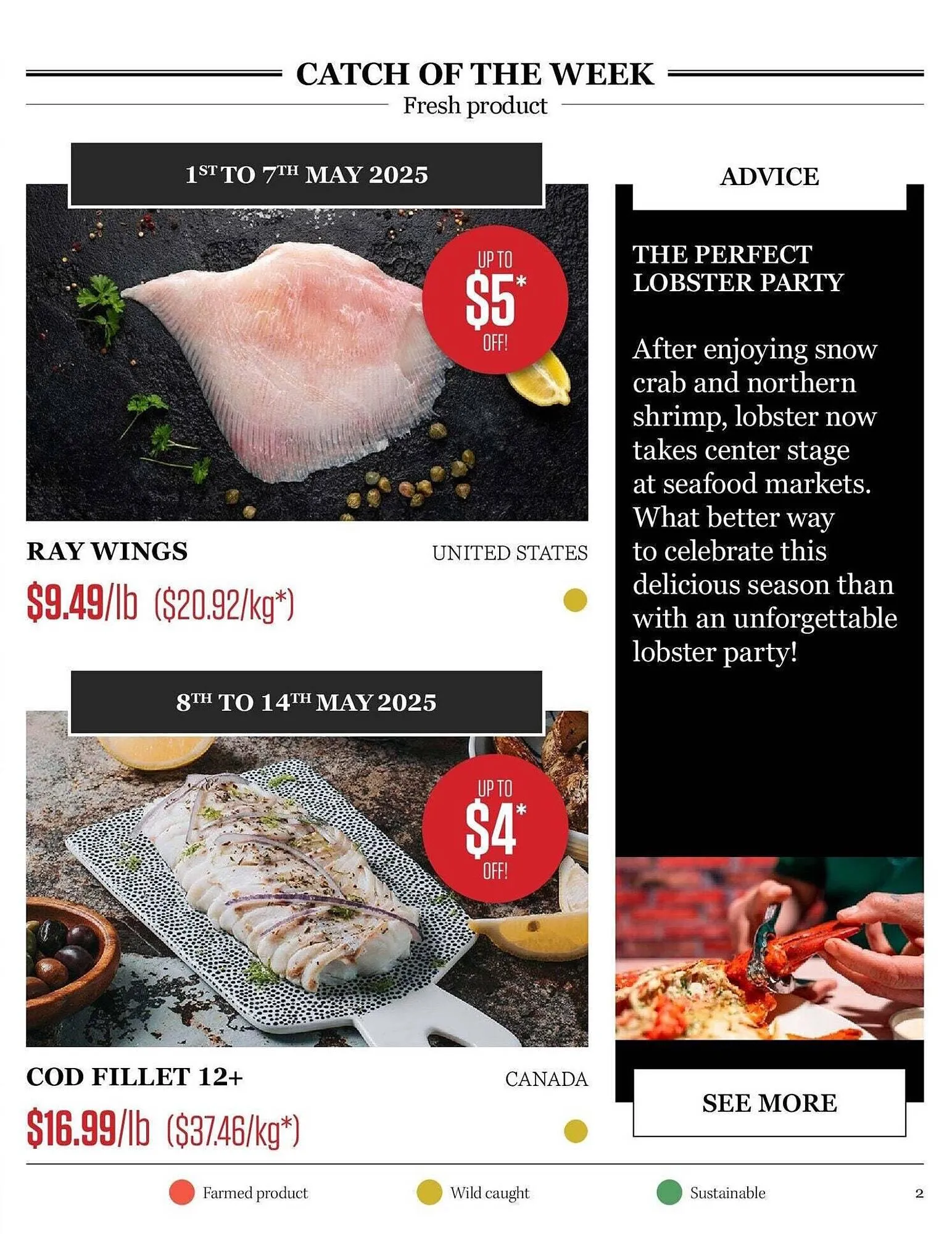 Odessa Poissonnier flyer from May 2 to May 9 2025 - flyer page 2