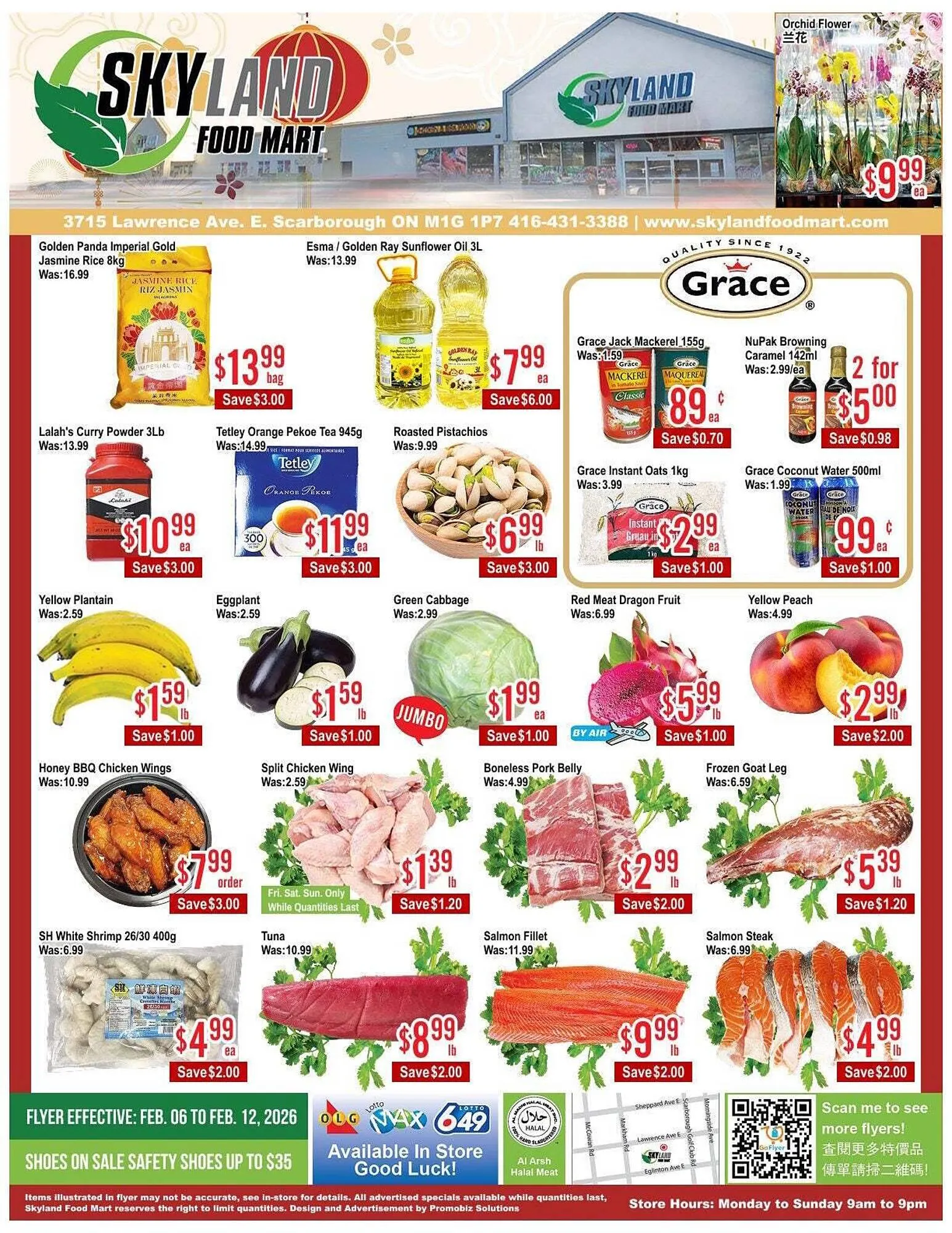 Skyland Foodmart flyer - 1