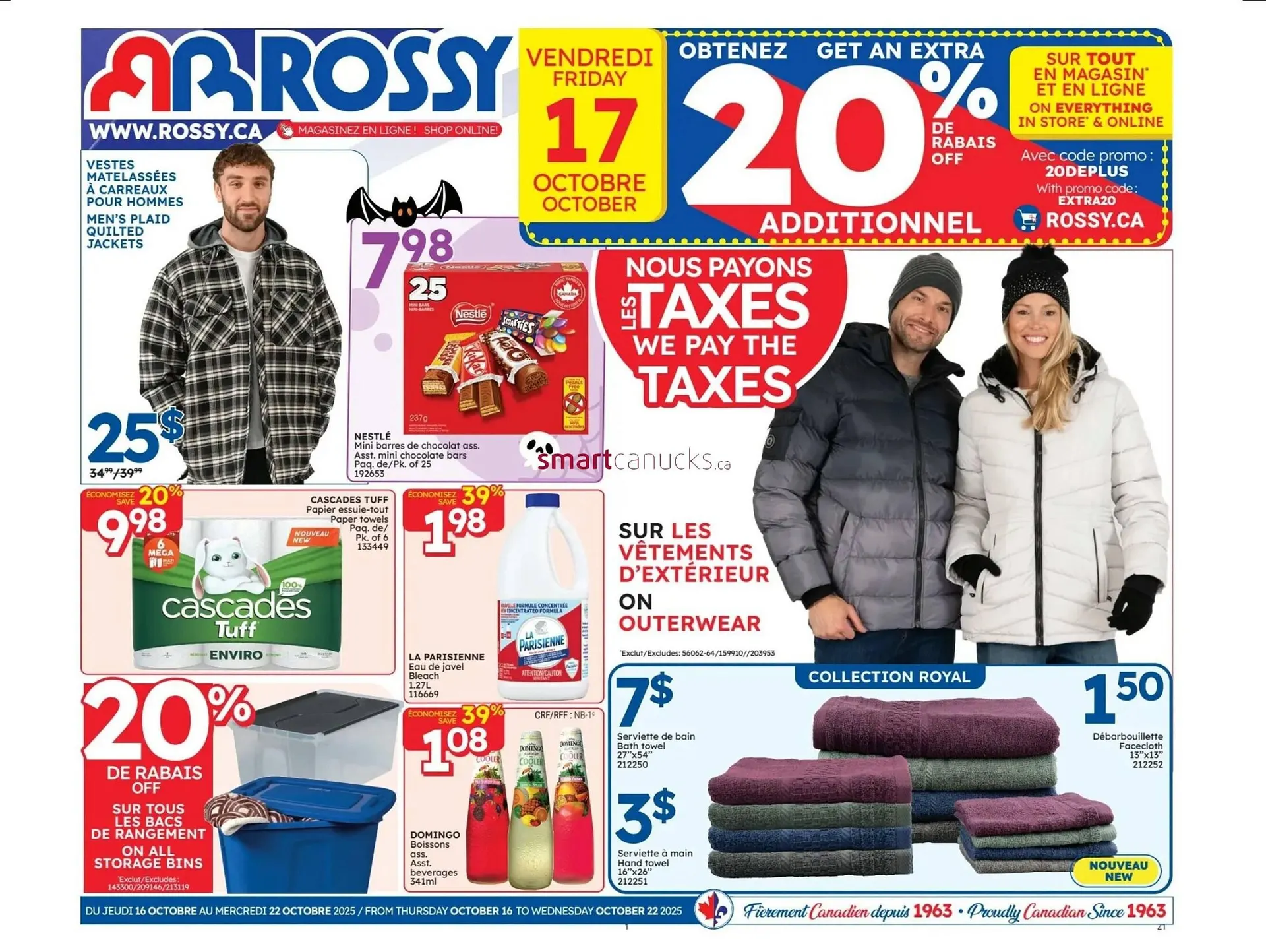 Rossy flyer from October 16 to October 22 2025 - flyer page 1