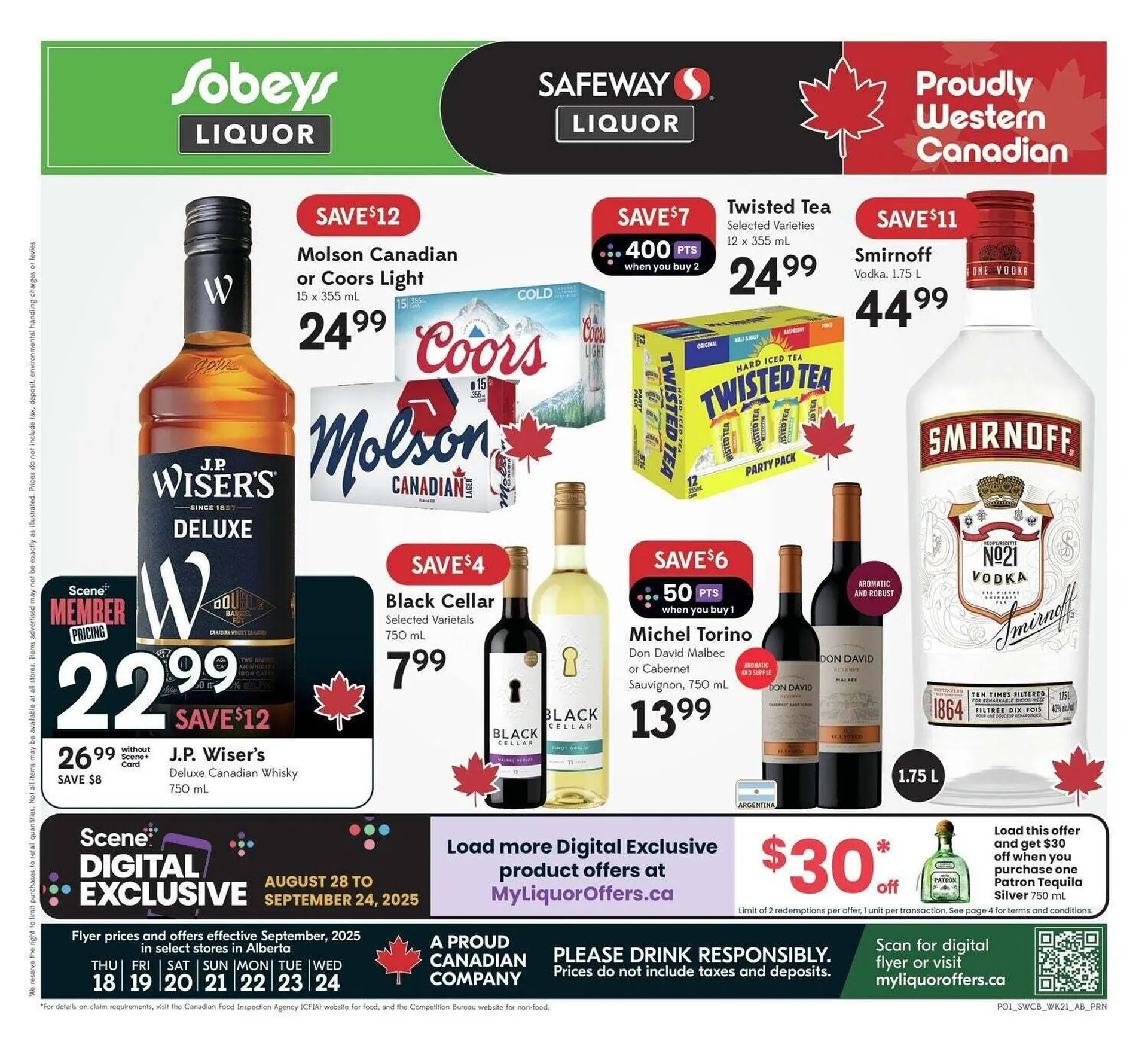 Safeway flyer from September 18 to September 25 2025 - flyer page 1