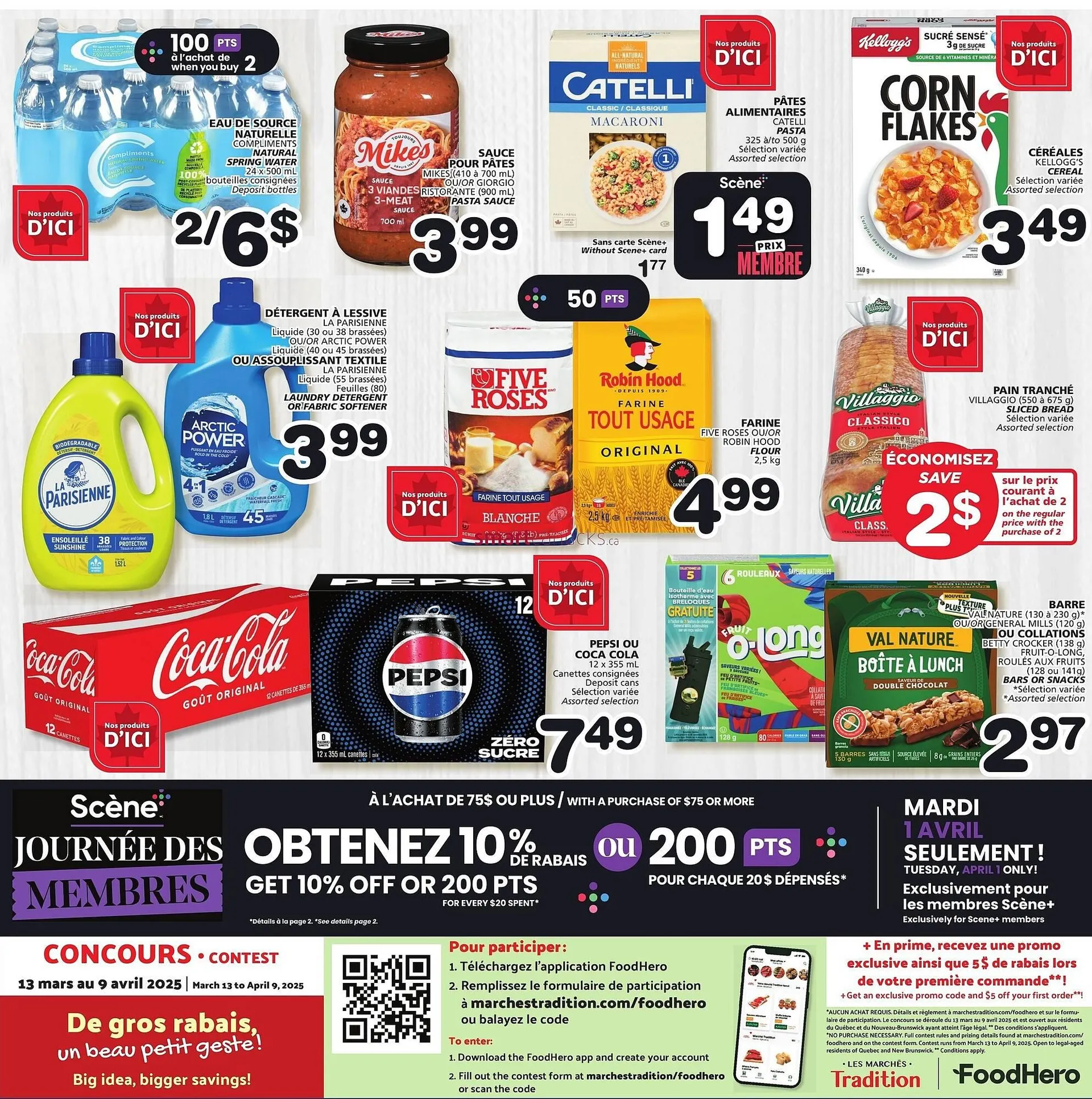 Marches Tradition flyer from March 24 to April 17 2025 - flyer page 3