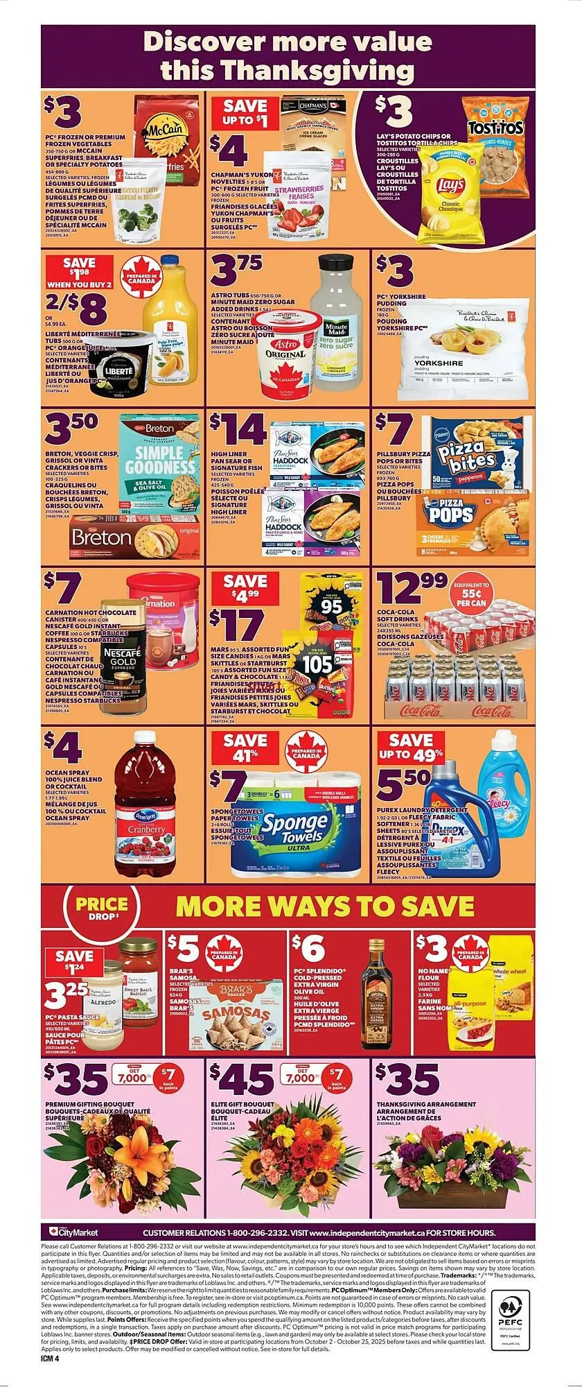 Loblaws flyer from October 9 to October 15 2025 - flyer page 4
