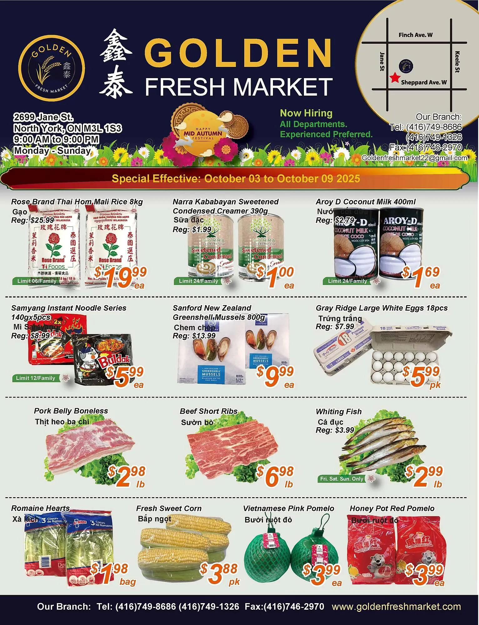 Golden Fresh Market flyer from October 3 to October 9 2025 - flyer page 1