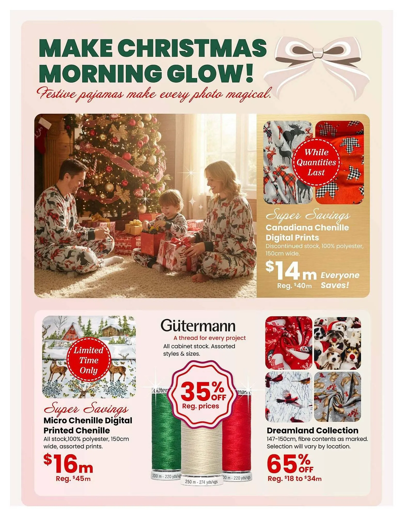 Fabricland flyer from December 1 to January 1 2026 - flyer page 4