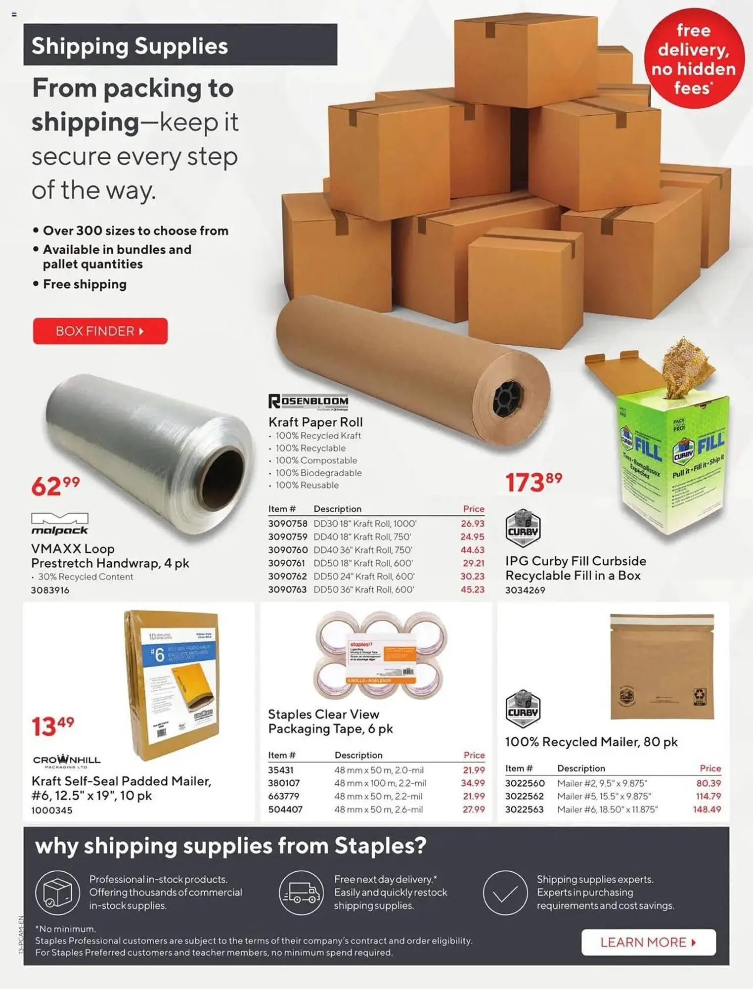 Staples flyer from March 5 to March 18 2025 - flyer page 13