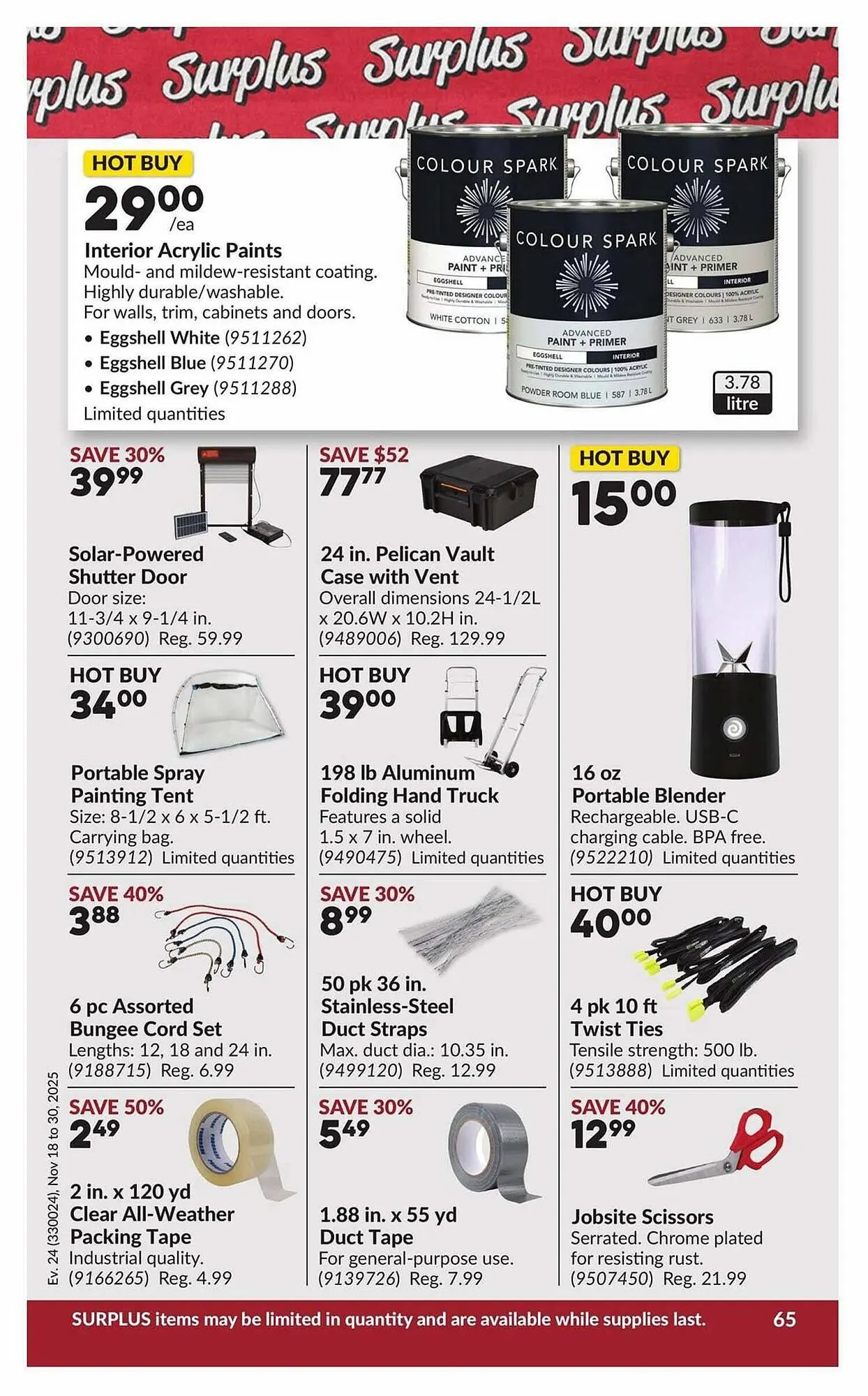 Princess Auto flyer from November 13 to November 20 2025 - flyer page 70