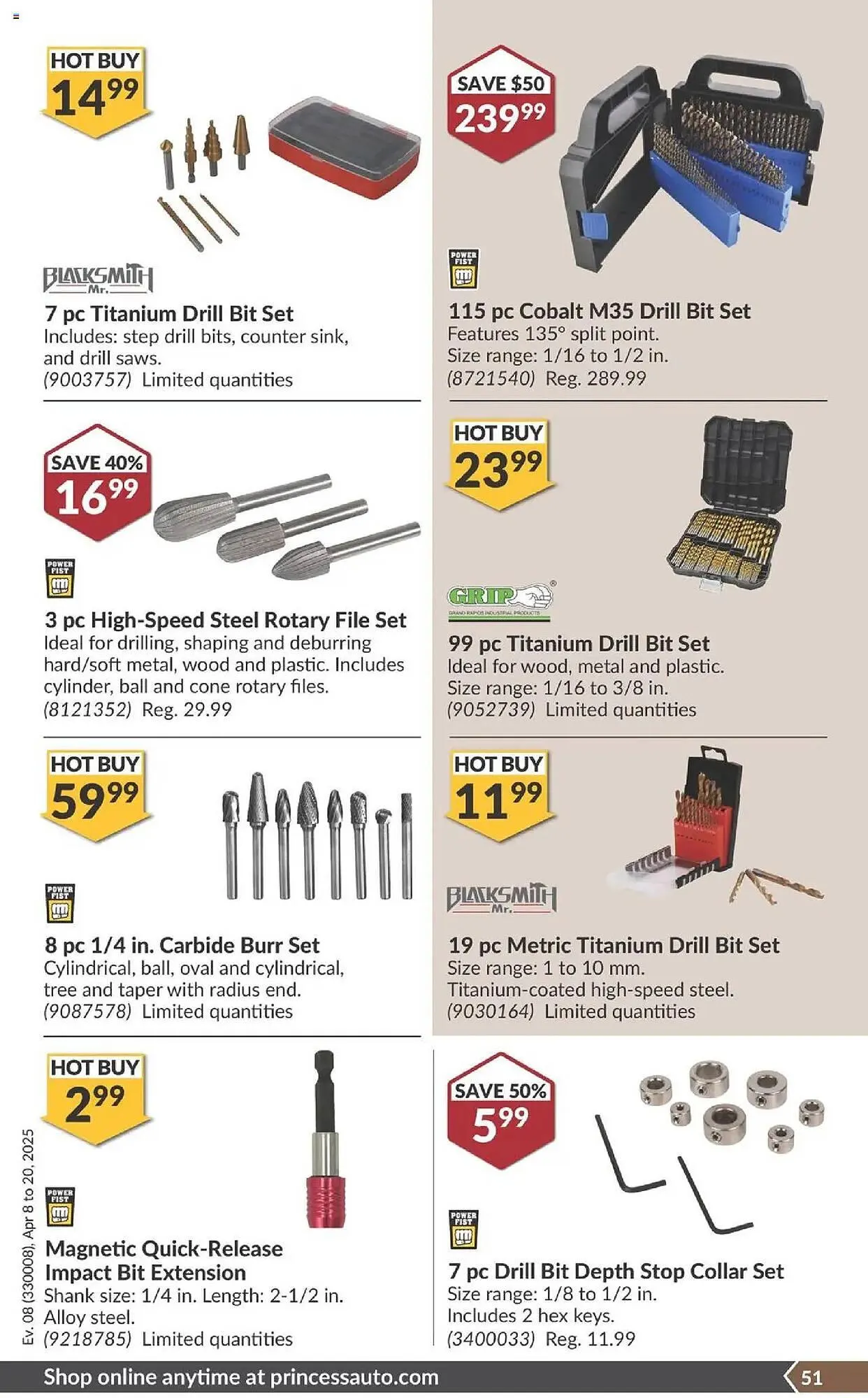 Princess Auto flyer from April 8 to April 20 2025 - flyer page 57