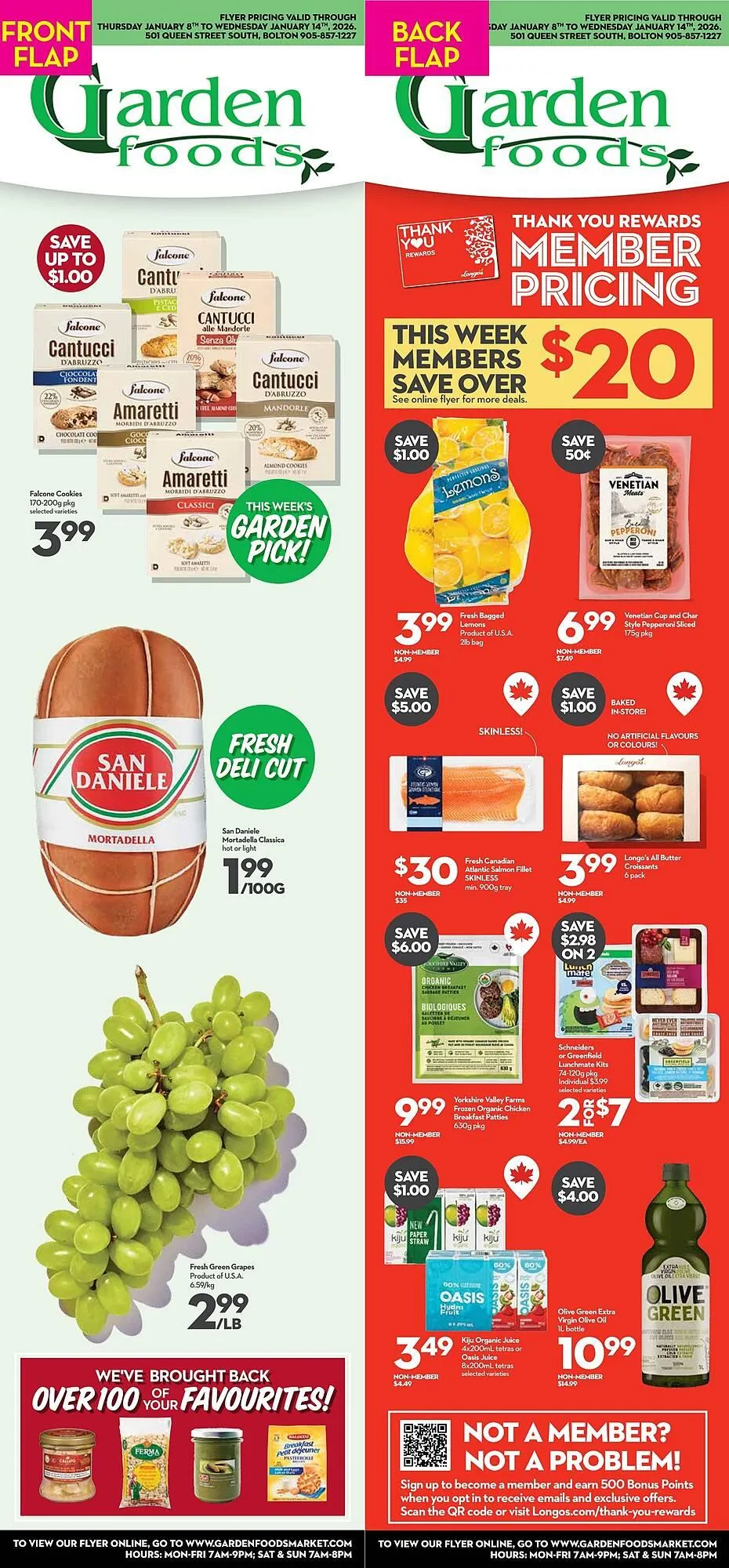 Garden Foods flyer from January 8 to January 14 2026 - flyer page 1