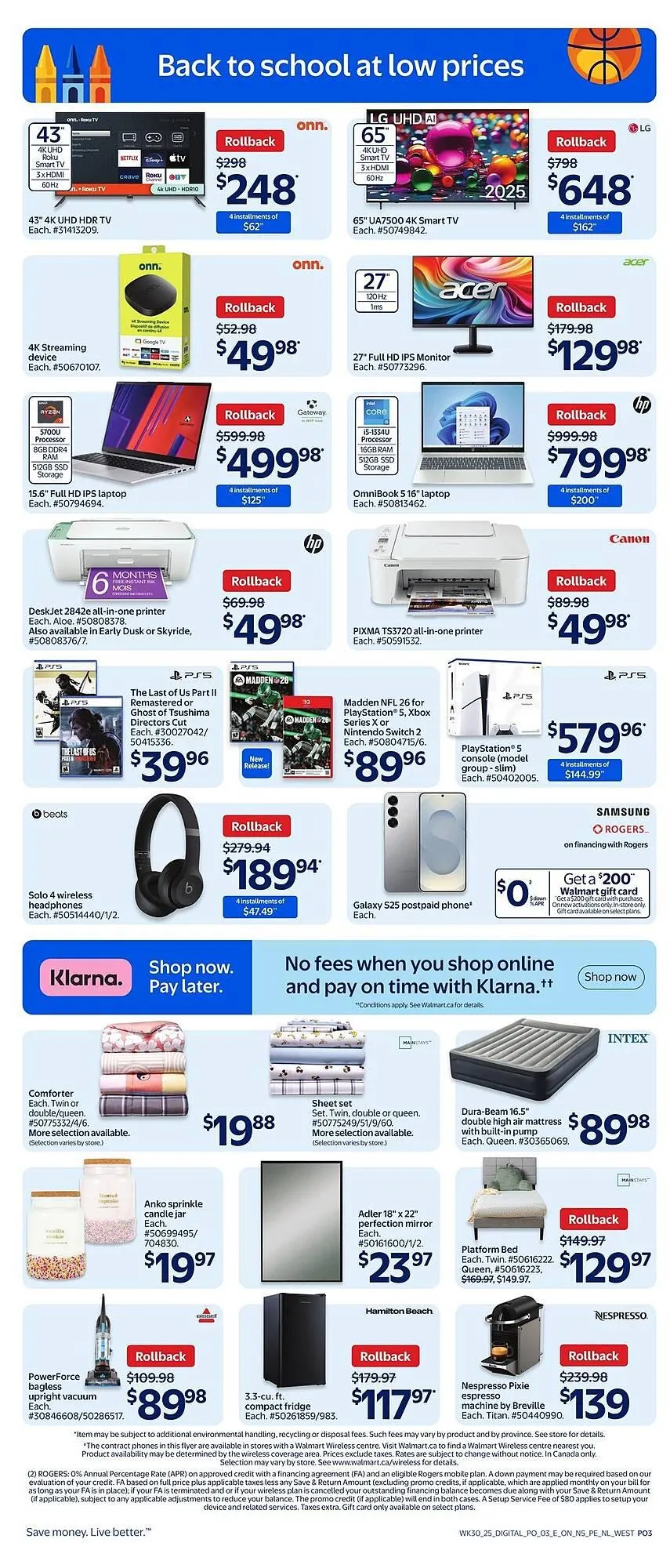 Walmart flyer from August 22 to August 28 2025 - flyer page 12