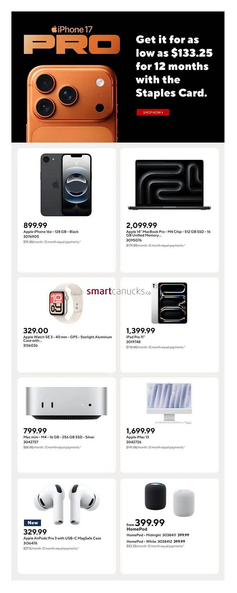 Staples flyer from October 3 to October 9 2025 - flyer page 10