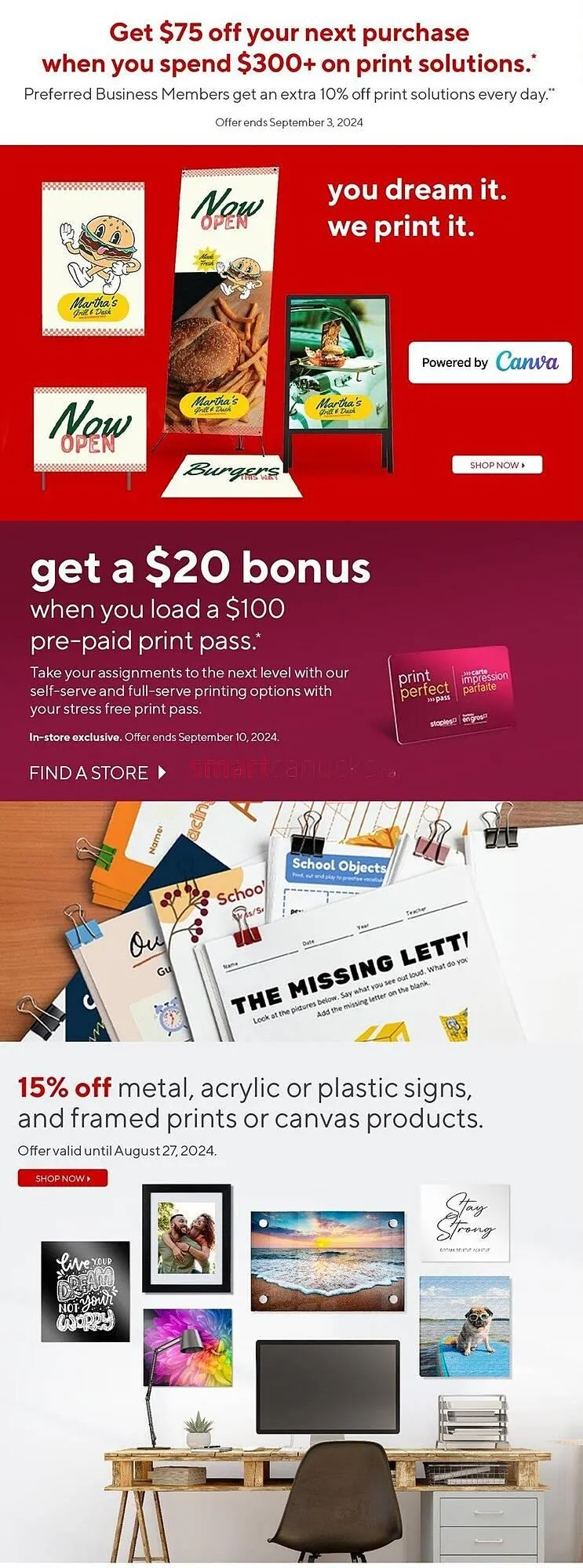 Staples flyer from August 15 to August 21 2024 - flyer page 13