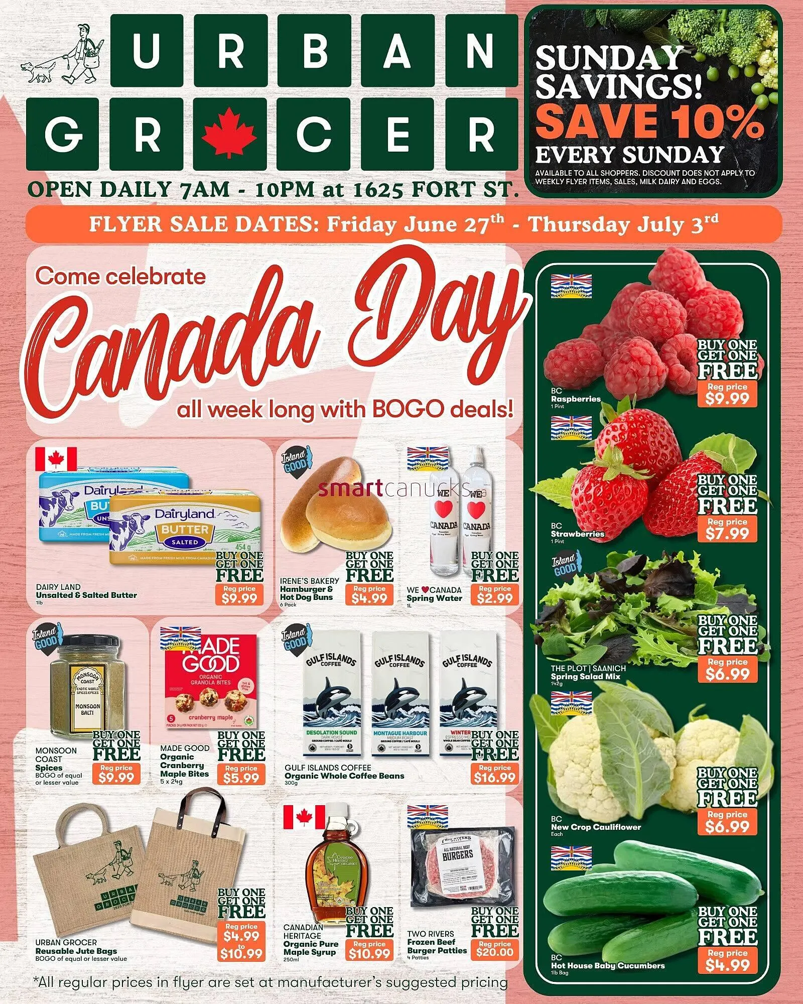 Urban Grocer flyer - 1
