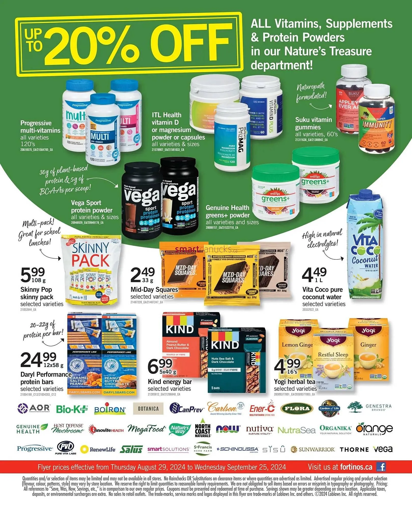 Fortinos flyer from September 19 to September 25 2024 - flyer page 30