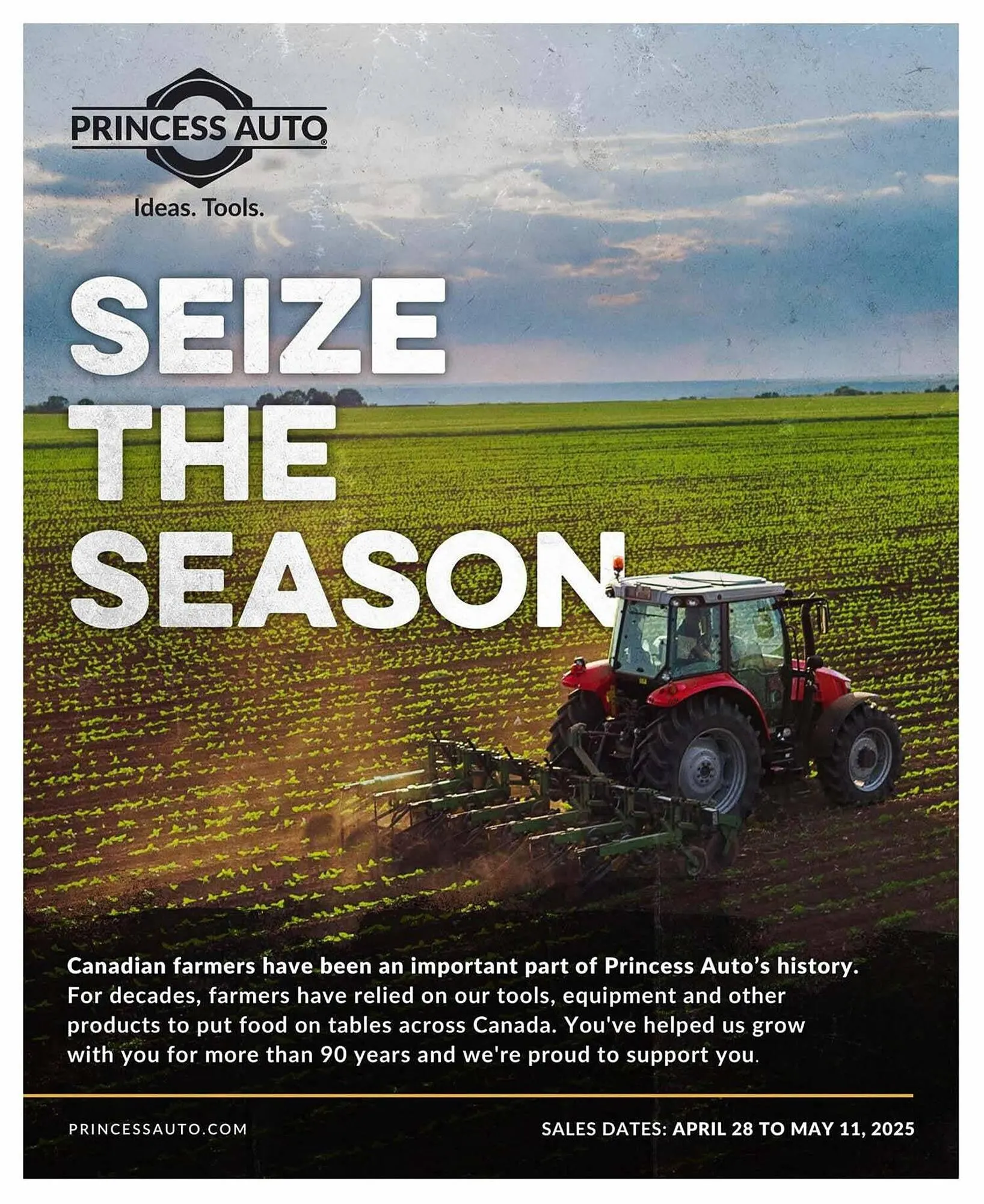 Princess Auto flyer from April 28 to May 11 2025 - flyer page 1