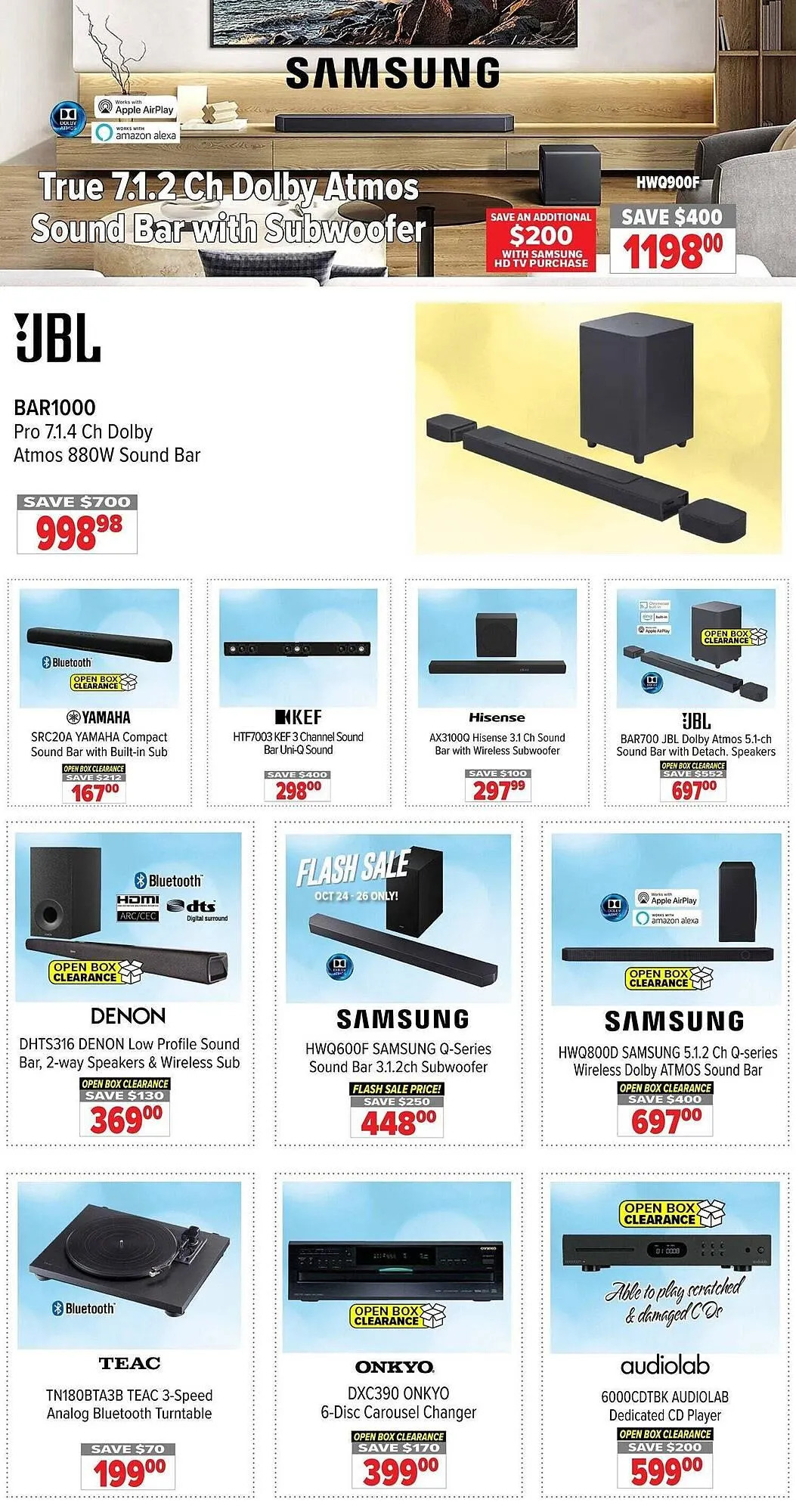 2001 Audio Video flyer from October 24 to October 31 2025 - flyer page 5