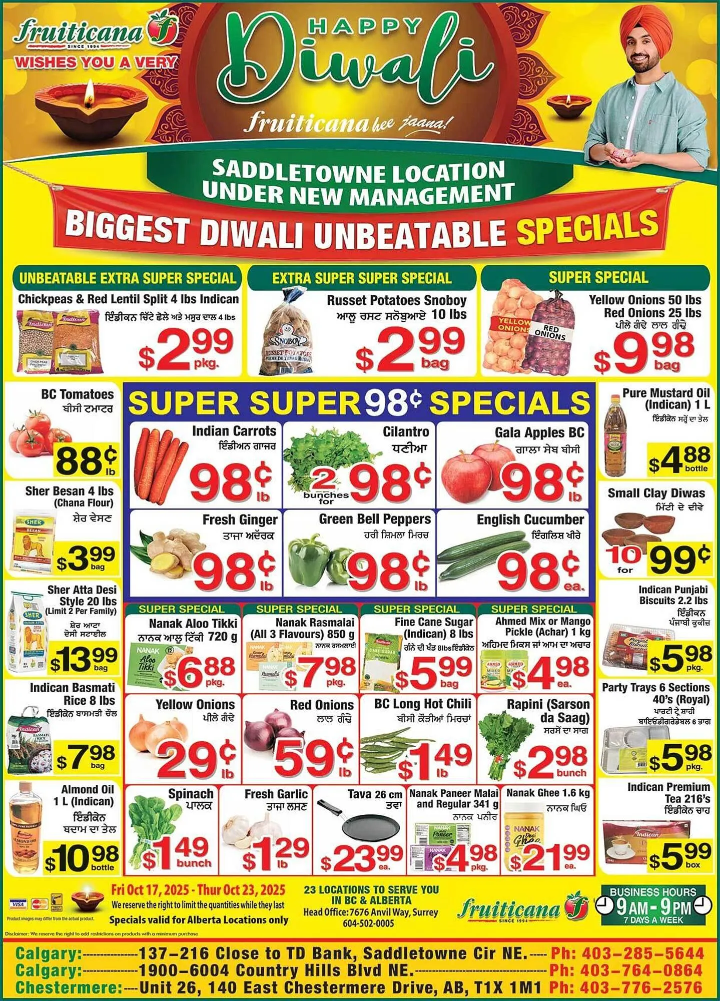 Fruiticana flyer from October 17 to October 23 2025 - flyer page 1