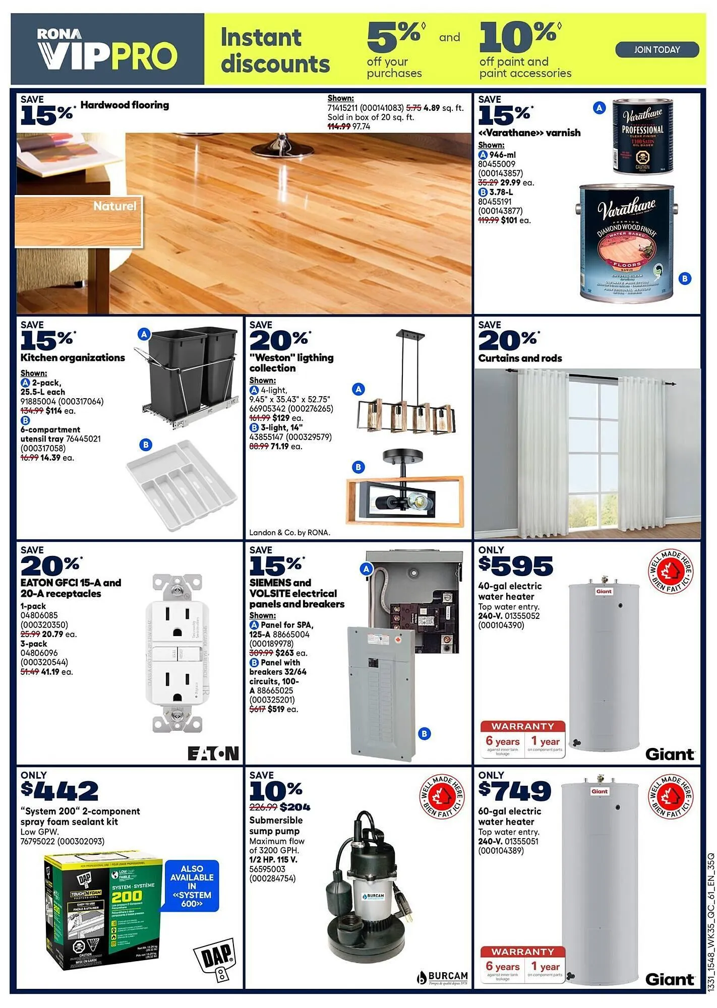 RONA flyer from October 2 to October 9 2025 - flyer page 7