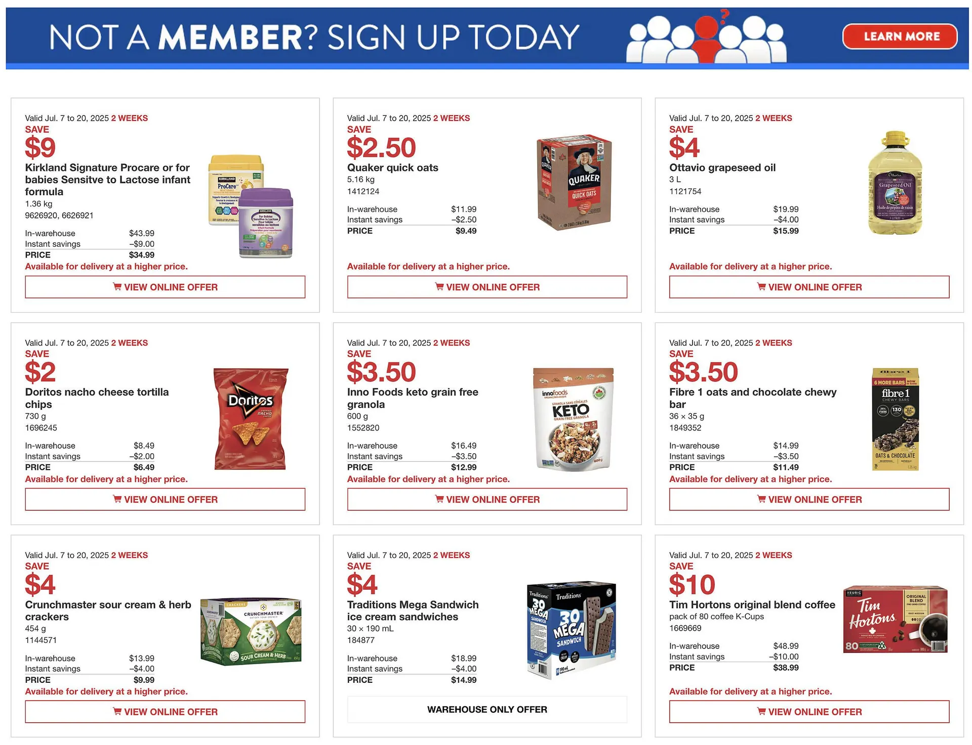 Costco flyer from July 24 to July 30 2025 - flyer page 1