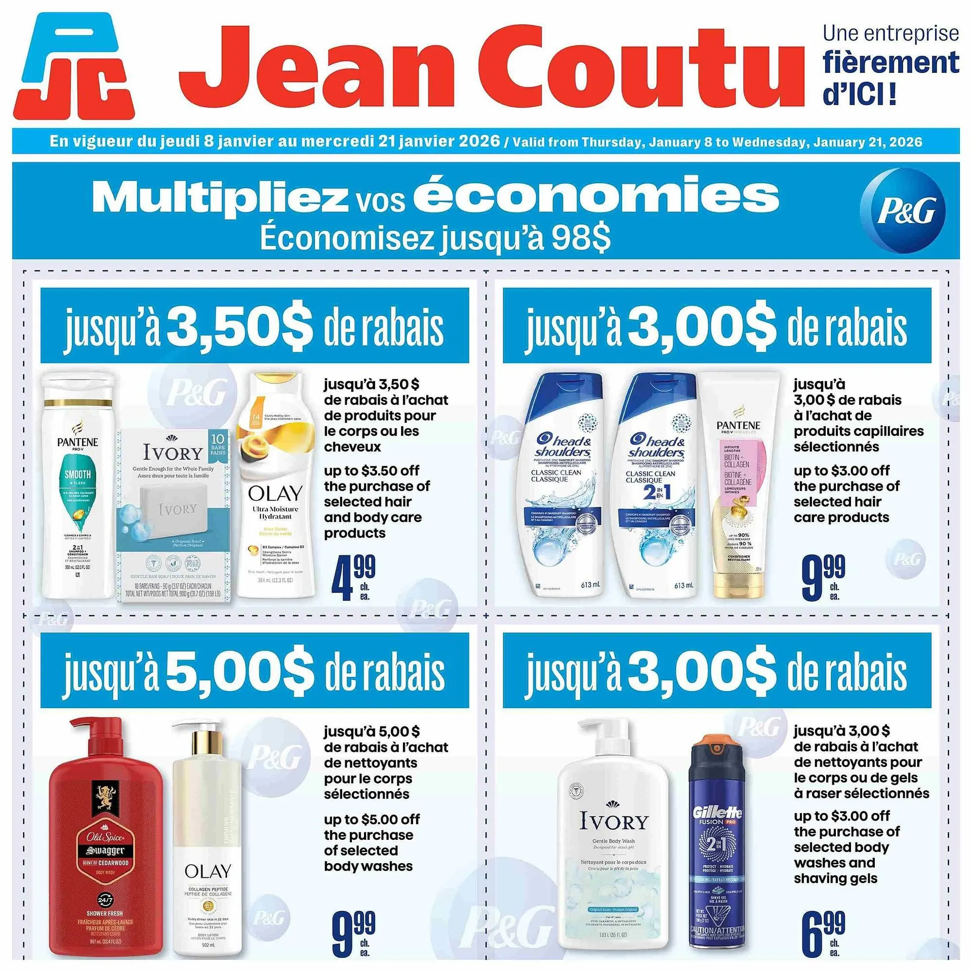 Jean Coutu flyer from January 8 to January 21 2026 - flyer page 1