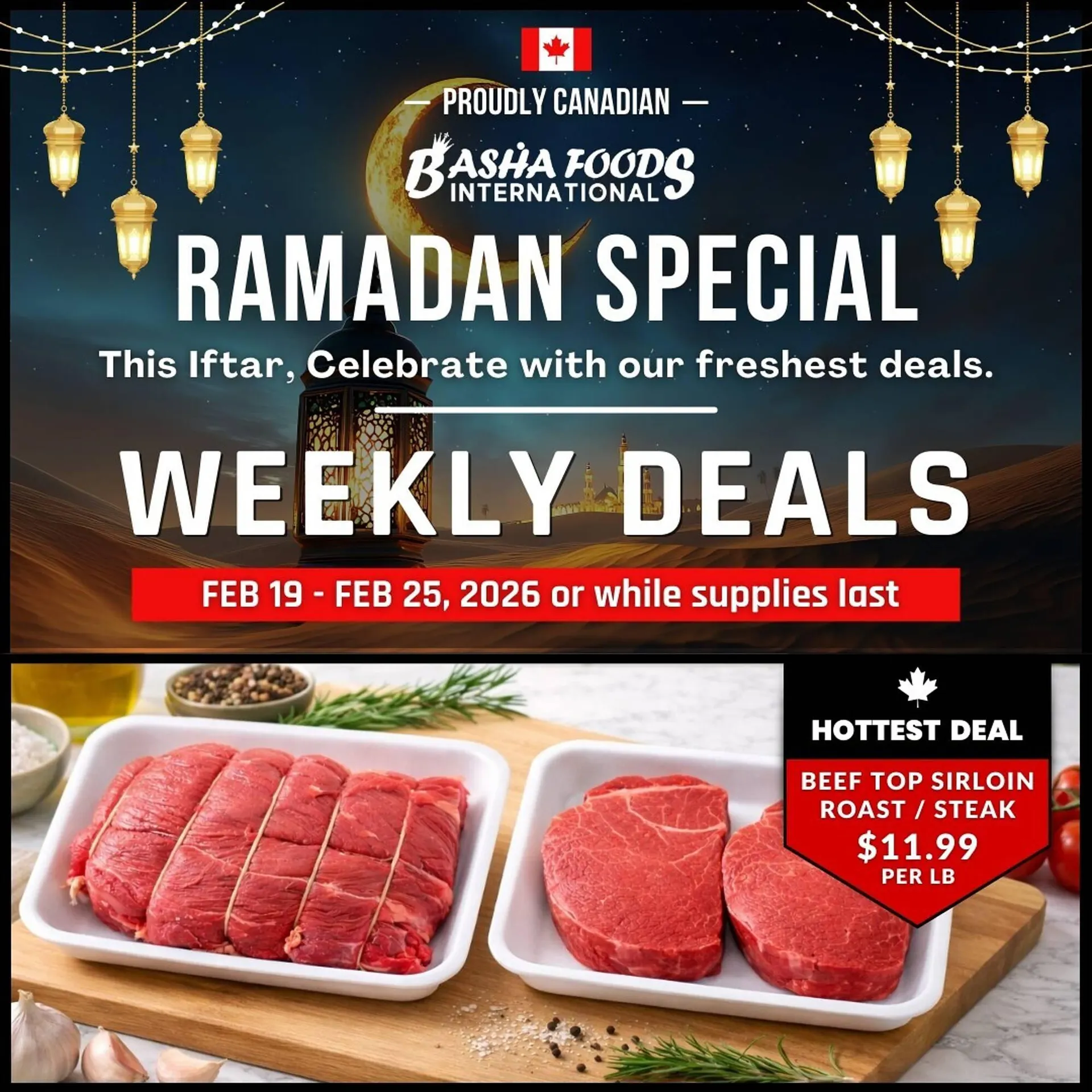 Basha Foods flyer from February 19 to February 25 2026 - flyer page 1