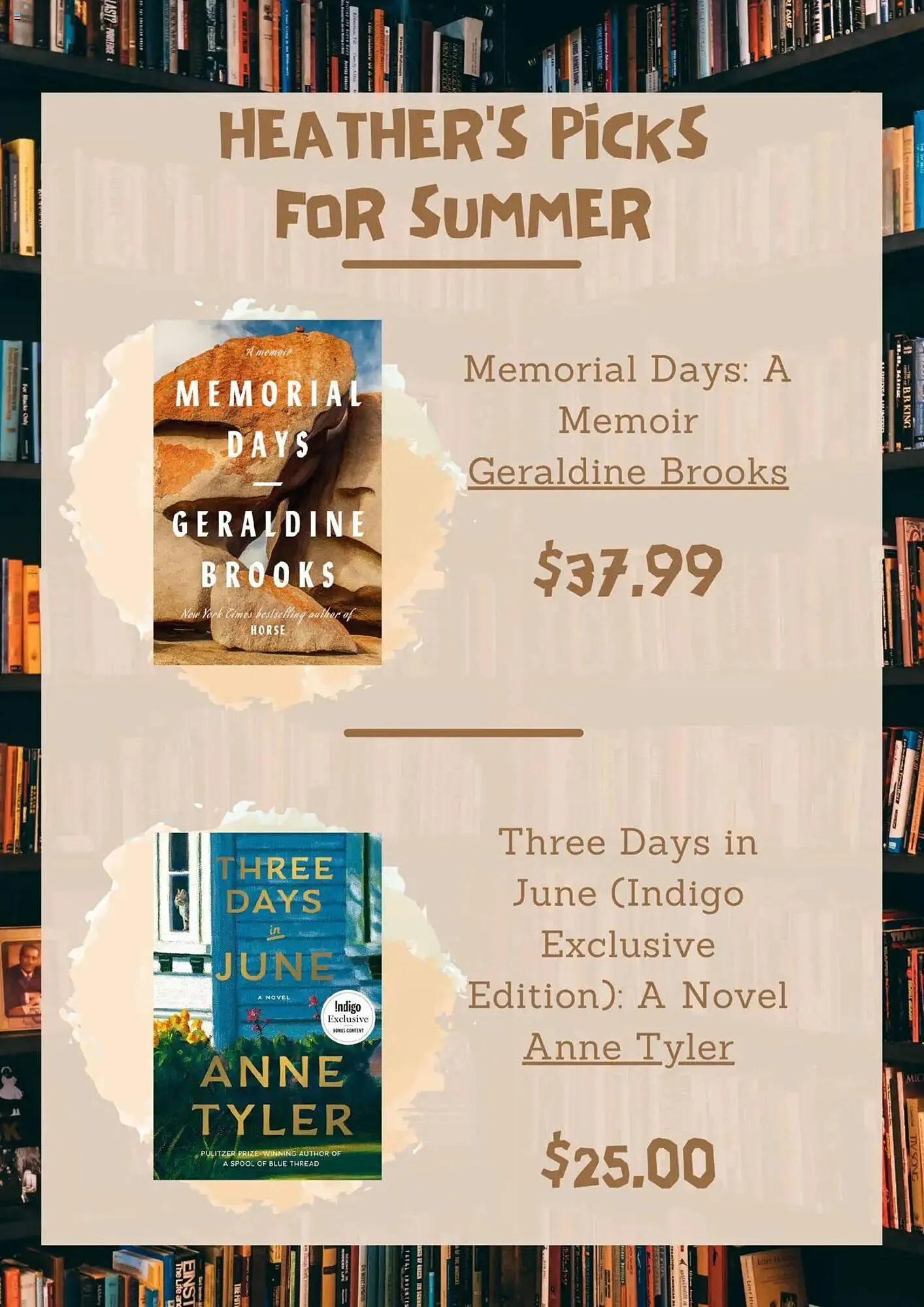 Chapters Indigo flyer from July 14 to July 28 2025 - flyer page 5