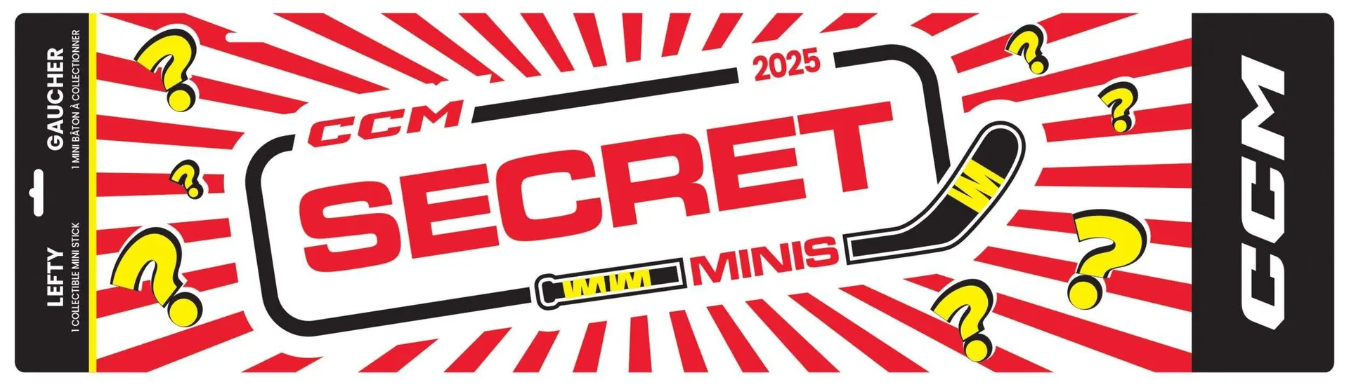 CCM Secret Minis Composite Hockey Stick, 27-in