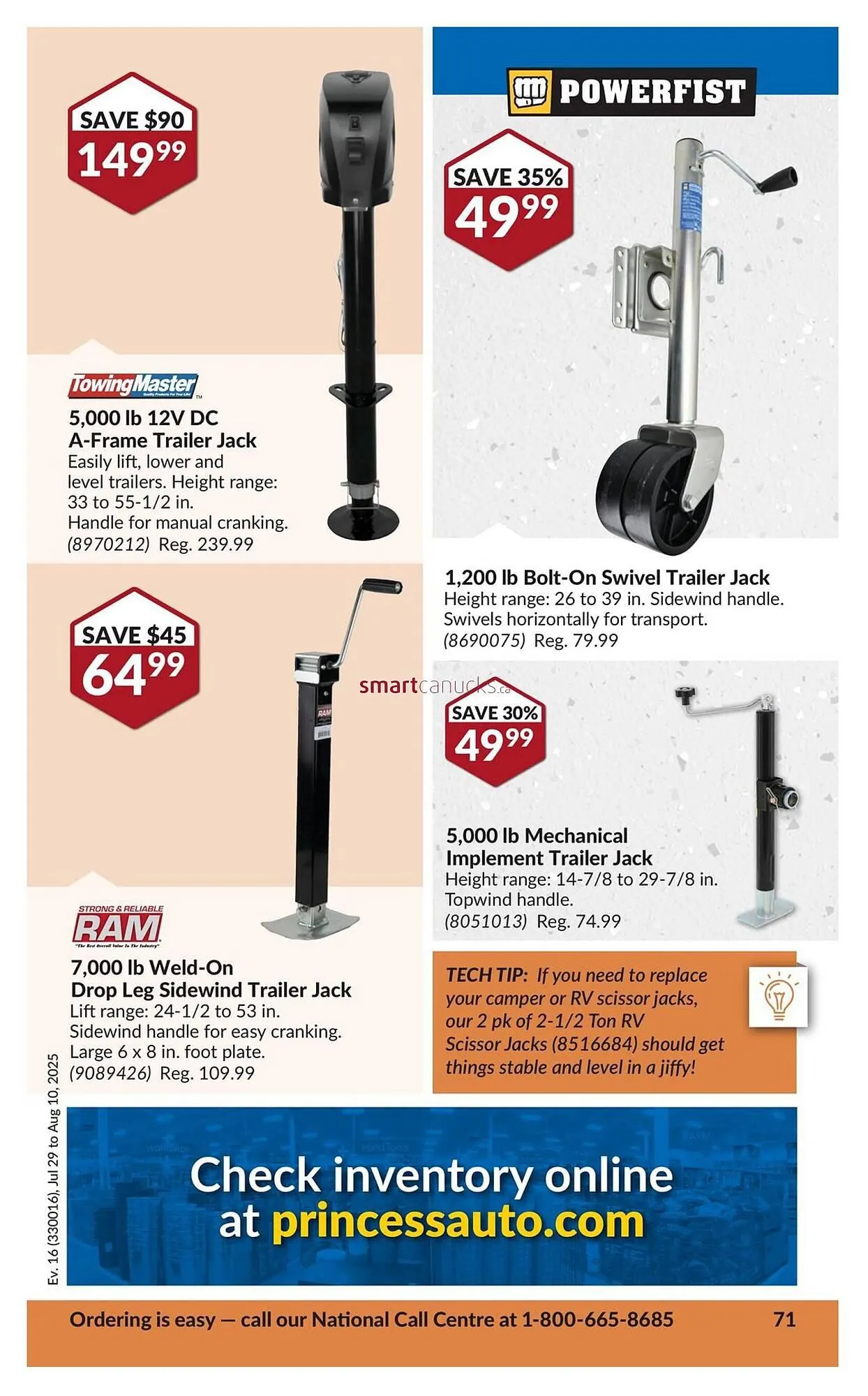 Princess Auto flyer from July 24 to July 30 2025 - flyer page 78