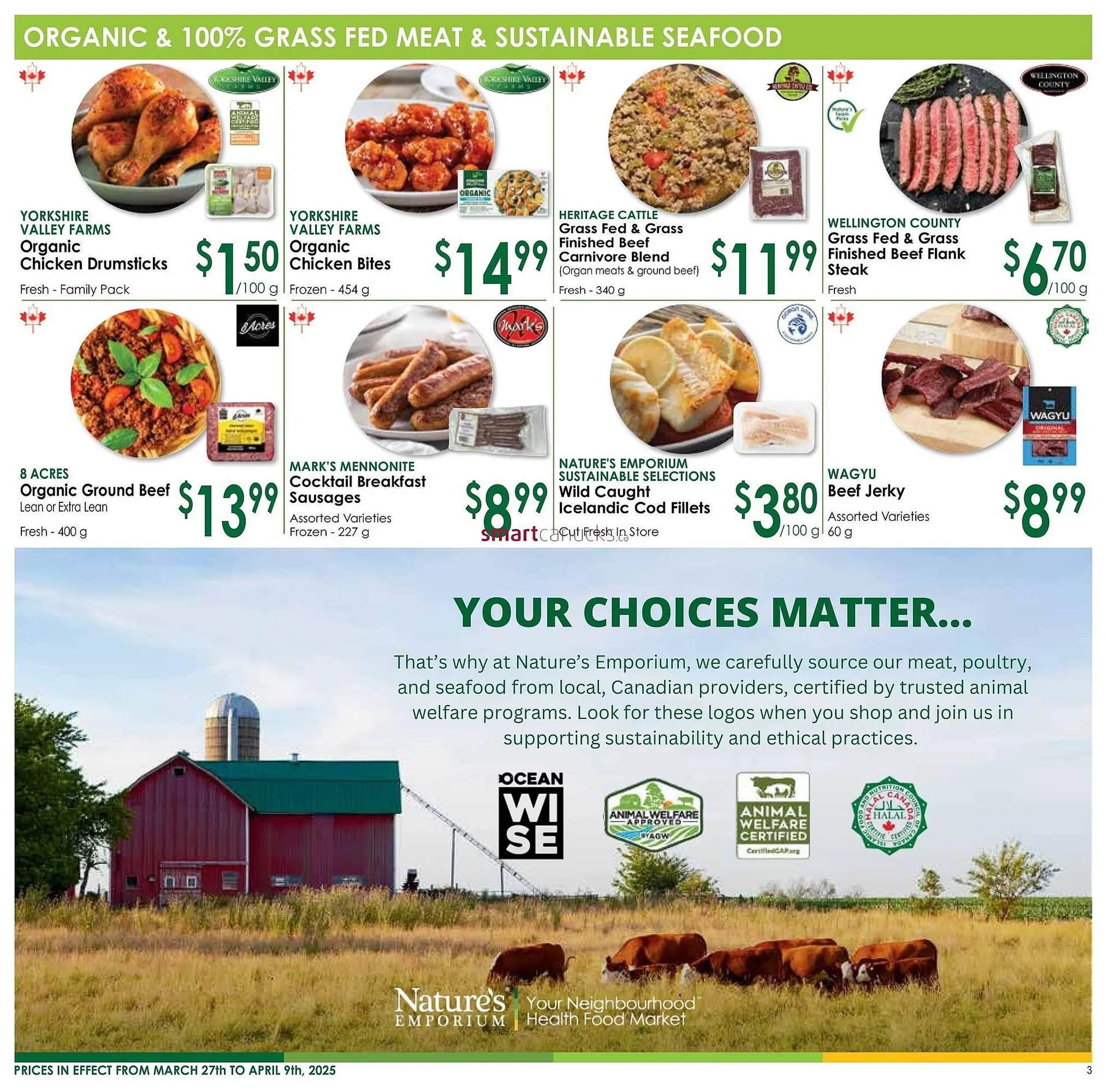 Nature's Emporium flyer from March 27 to April 2 2025 - flyer page 3