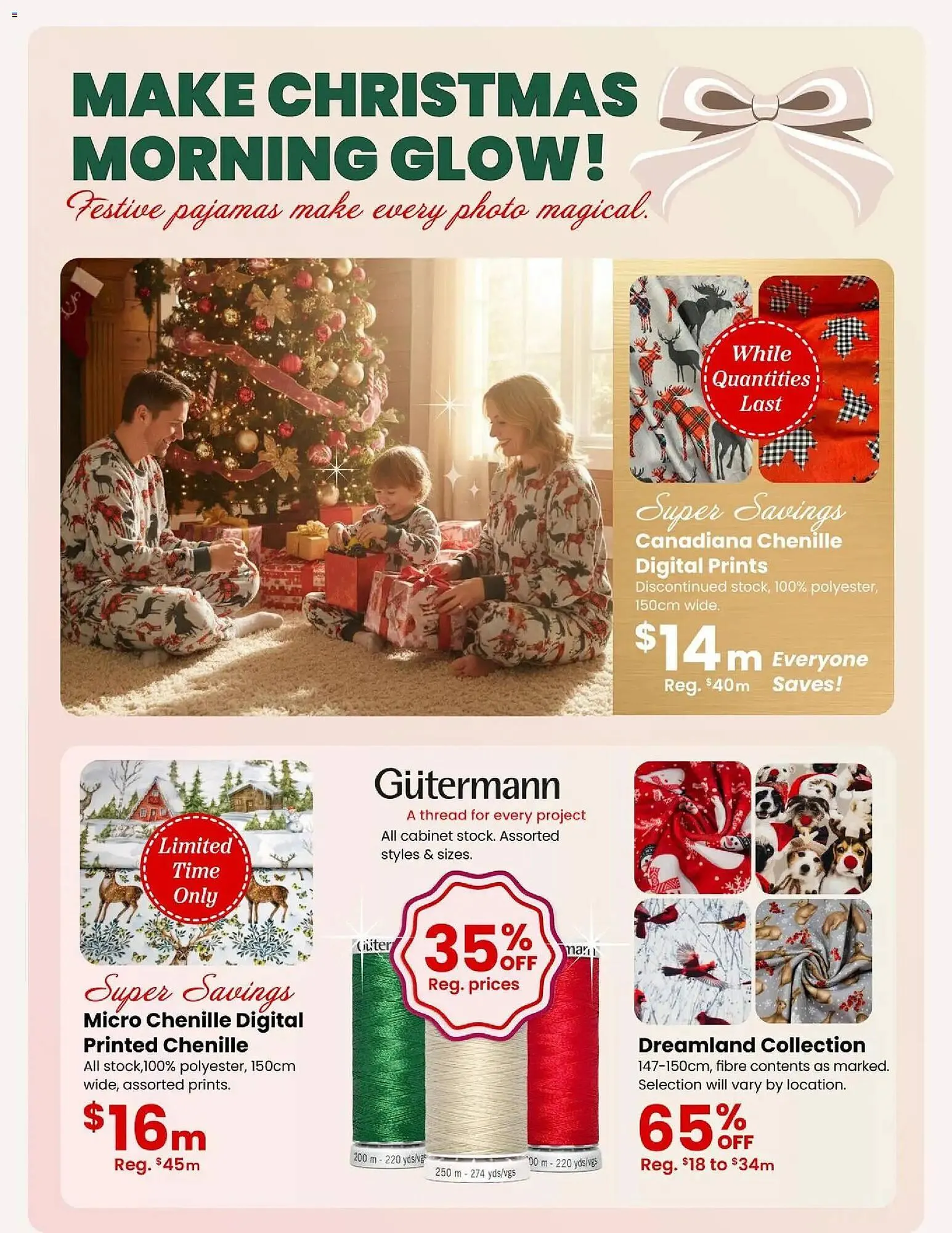 Fabricland flyer from December 1 to December 25 2025 - flyer page 4