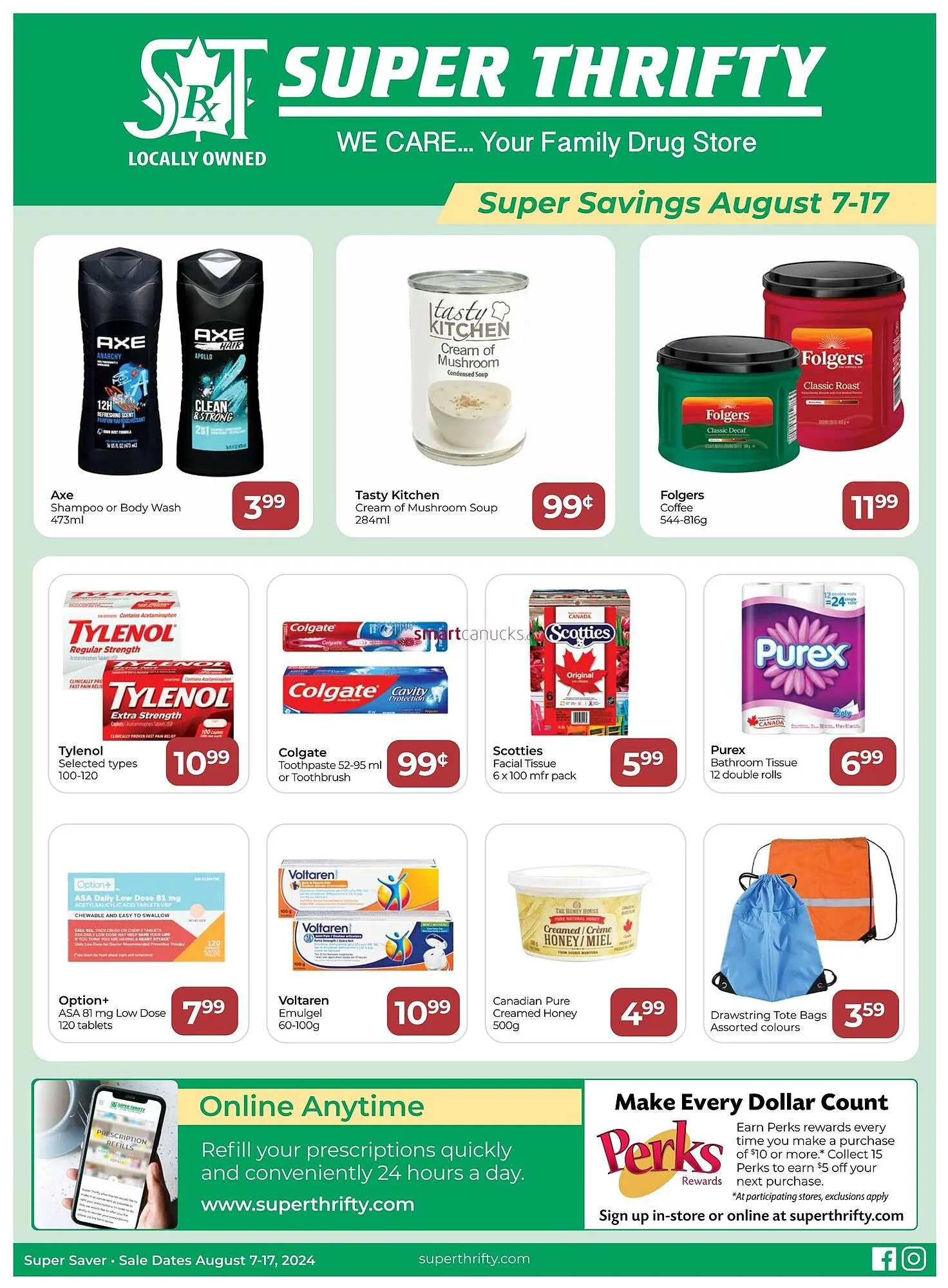 Super Thrifty flyer from August 7 to August 13 2024 - flyer page 1