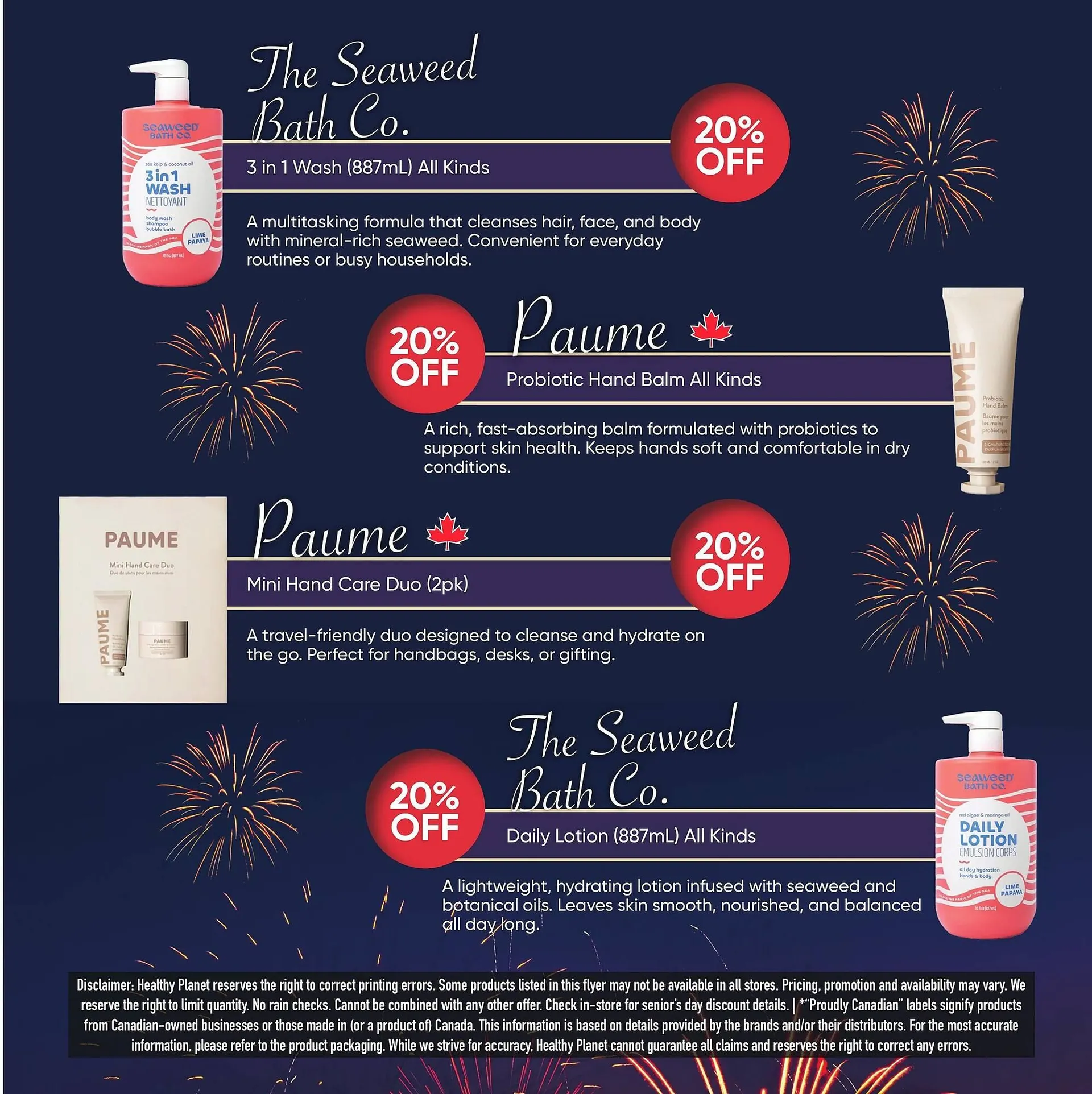 Healthy Planet flyer from January 8 to January 21 2026 - flyer page 9