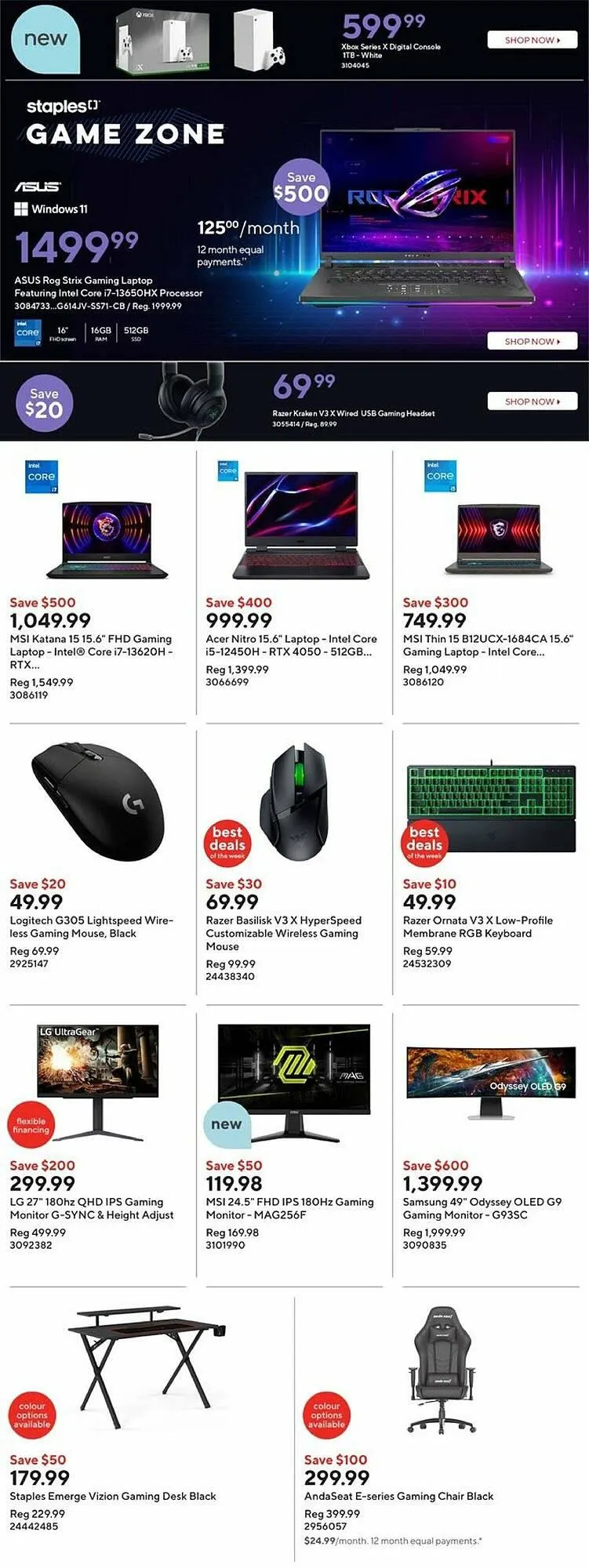 Staples flyer from January 2 to January 16 2025 - flyer page 16