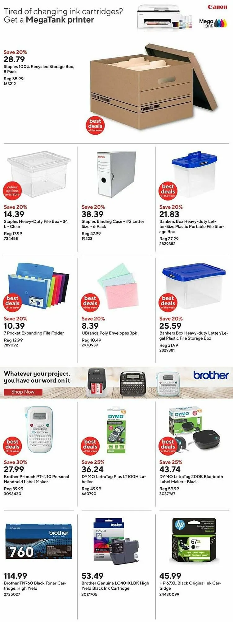 Staples flyer from February 13 to February 20 2025 - flyer page 7