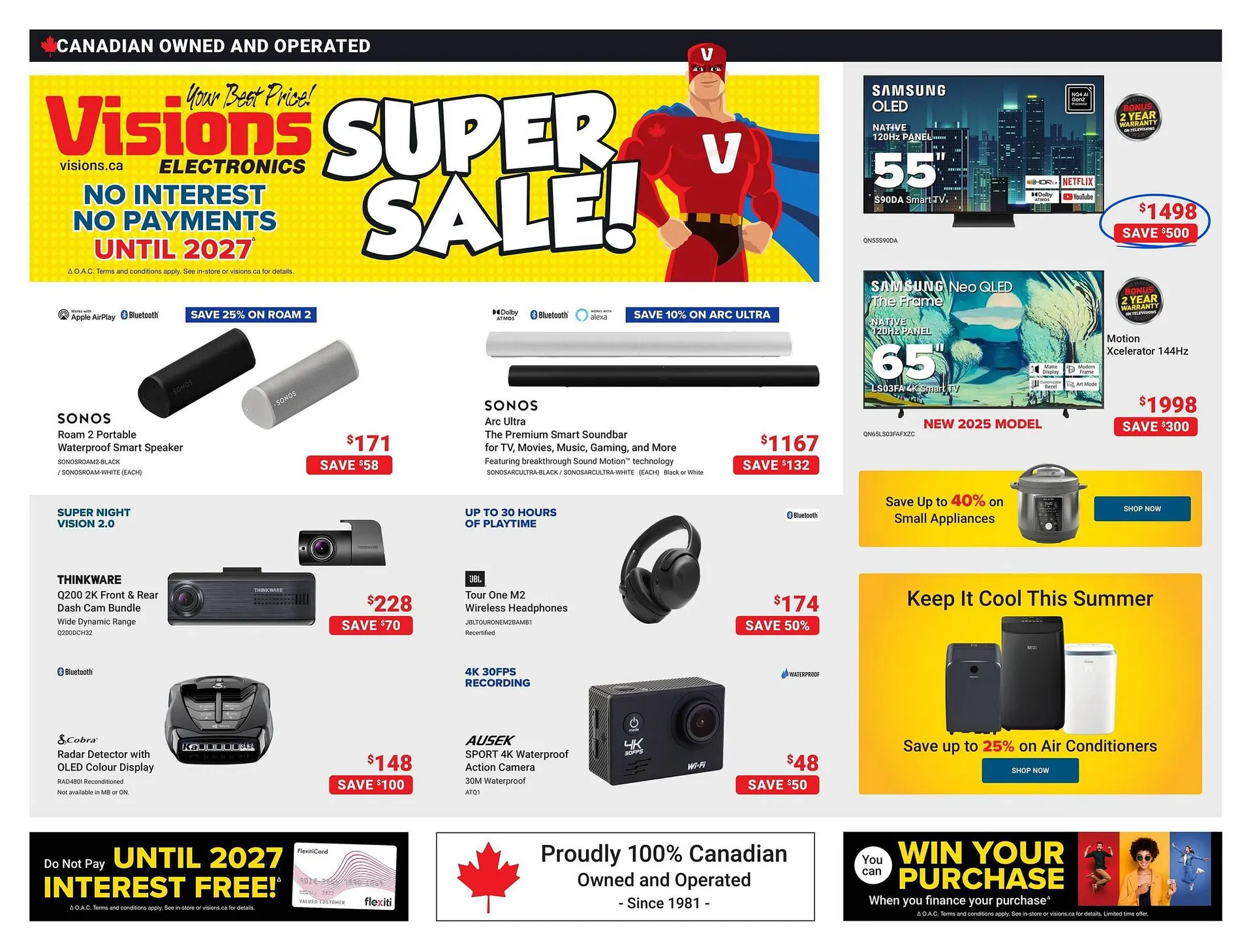 Visions Electronics flyer - 1