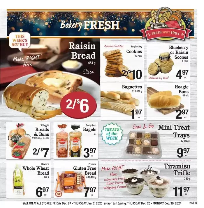 Great offer for all customers from December 26 to January 9 2025 - flyer page 13