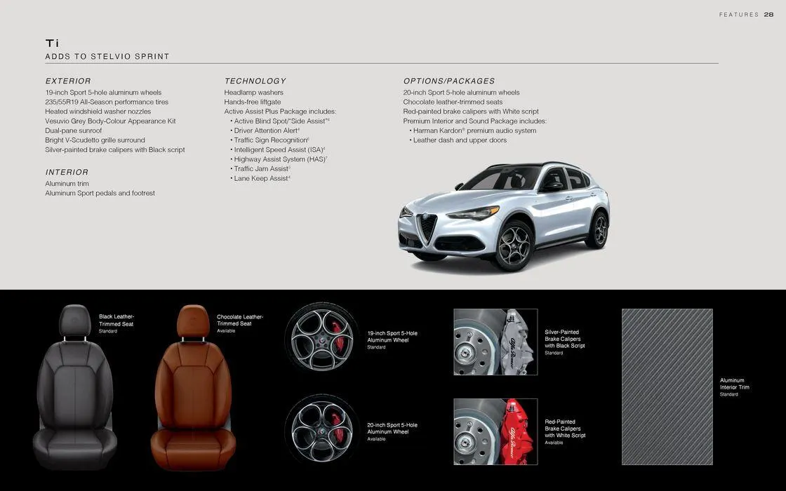 Alfa Romeo 2024 Stelvio from January 9 to January 9 2025 - flyer page 28