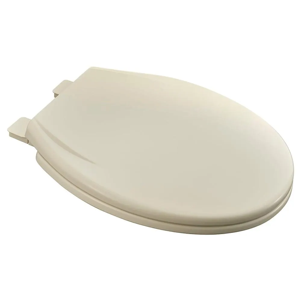 MightyTuff Slow Close and Easy Lift Off Round Front Toilet Seat in Bone