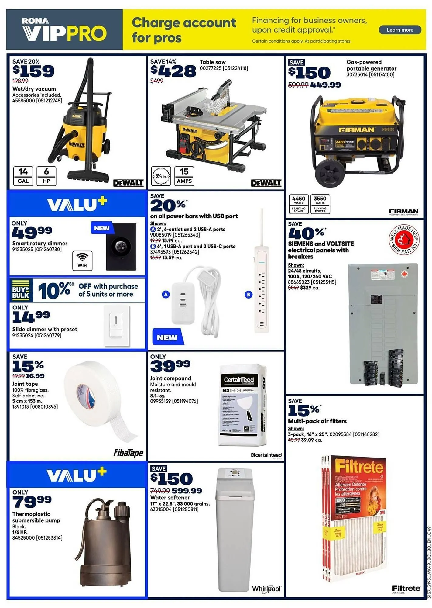 RONA flyer from January 1 to January 14 2026 - flyer page 17