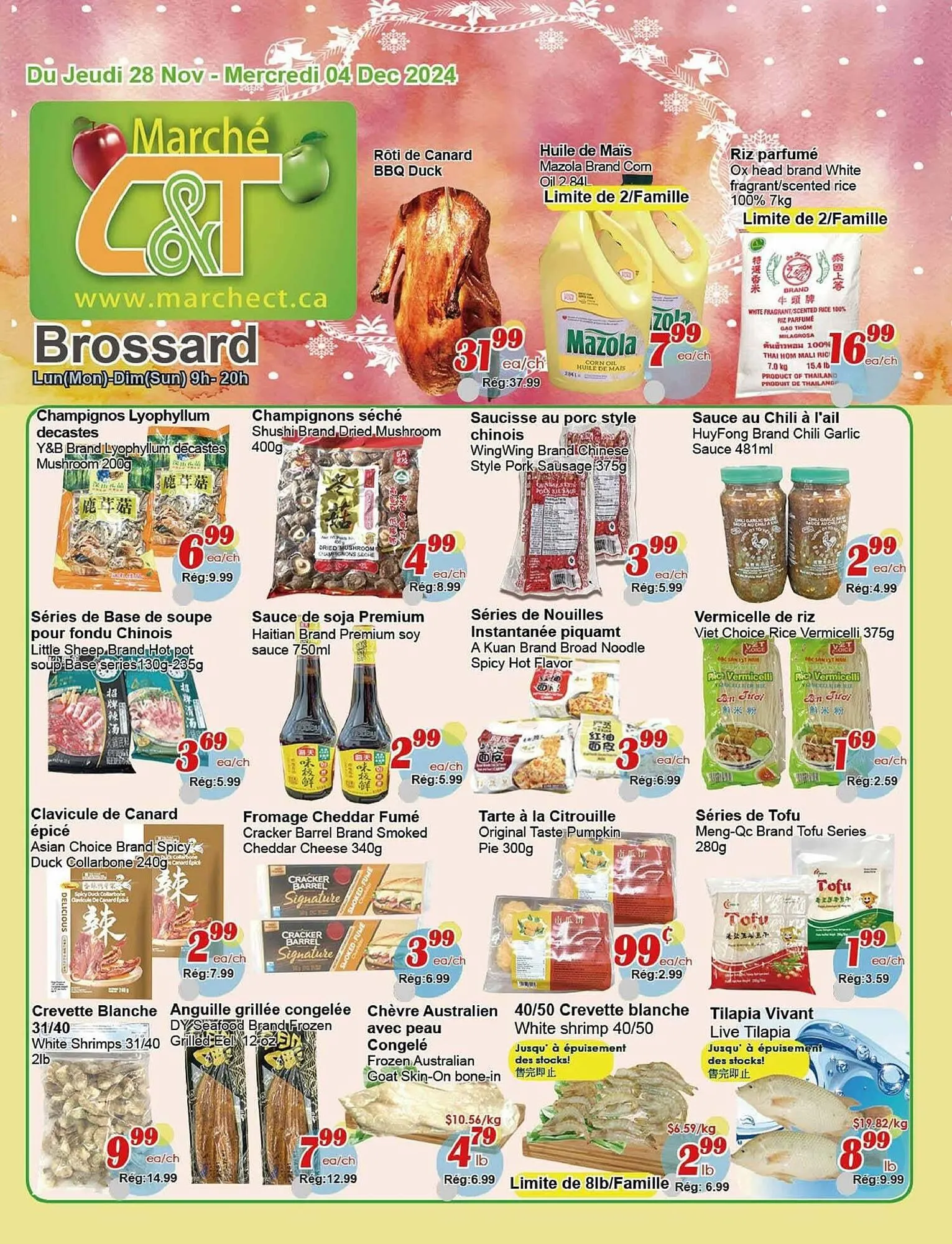 Marche C&T flyer from November 29 to December 6 2024 - flyer page 1