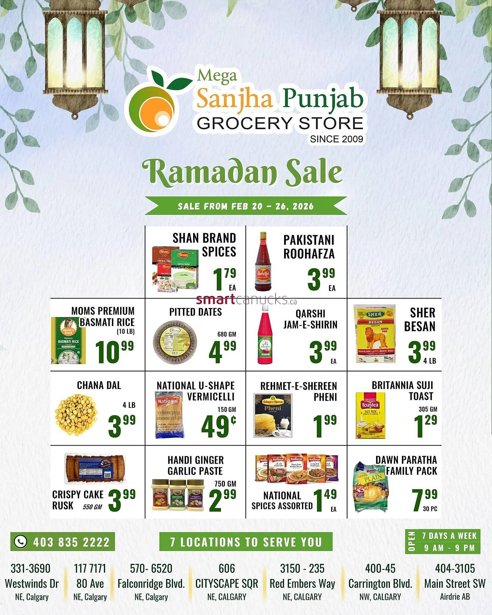 Mega Sanjha Punjab Grocery Store flyer from February 20 to February 26 2026 - flyer page 2