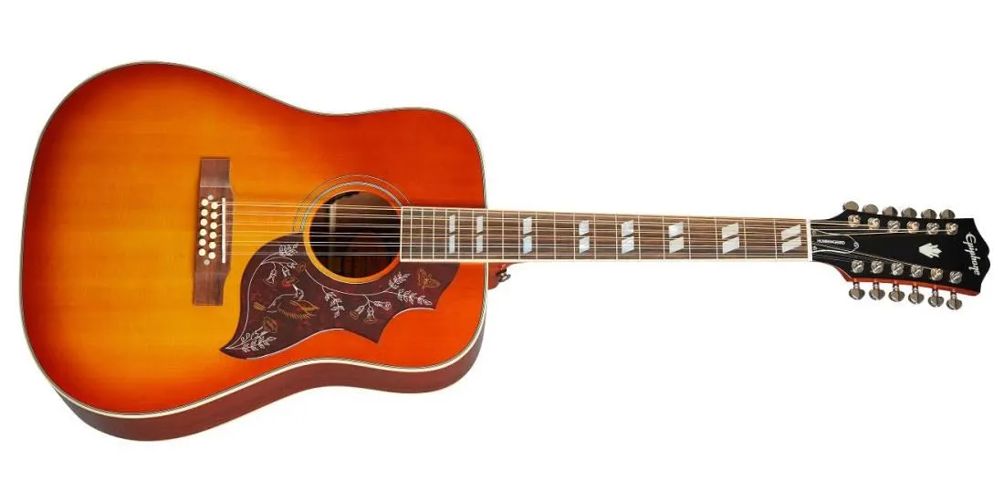Inspired by Gibson Masterbilt Hummingbird 12 String - Aged Cherry Sunburst