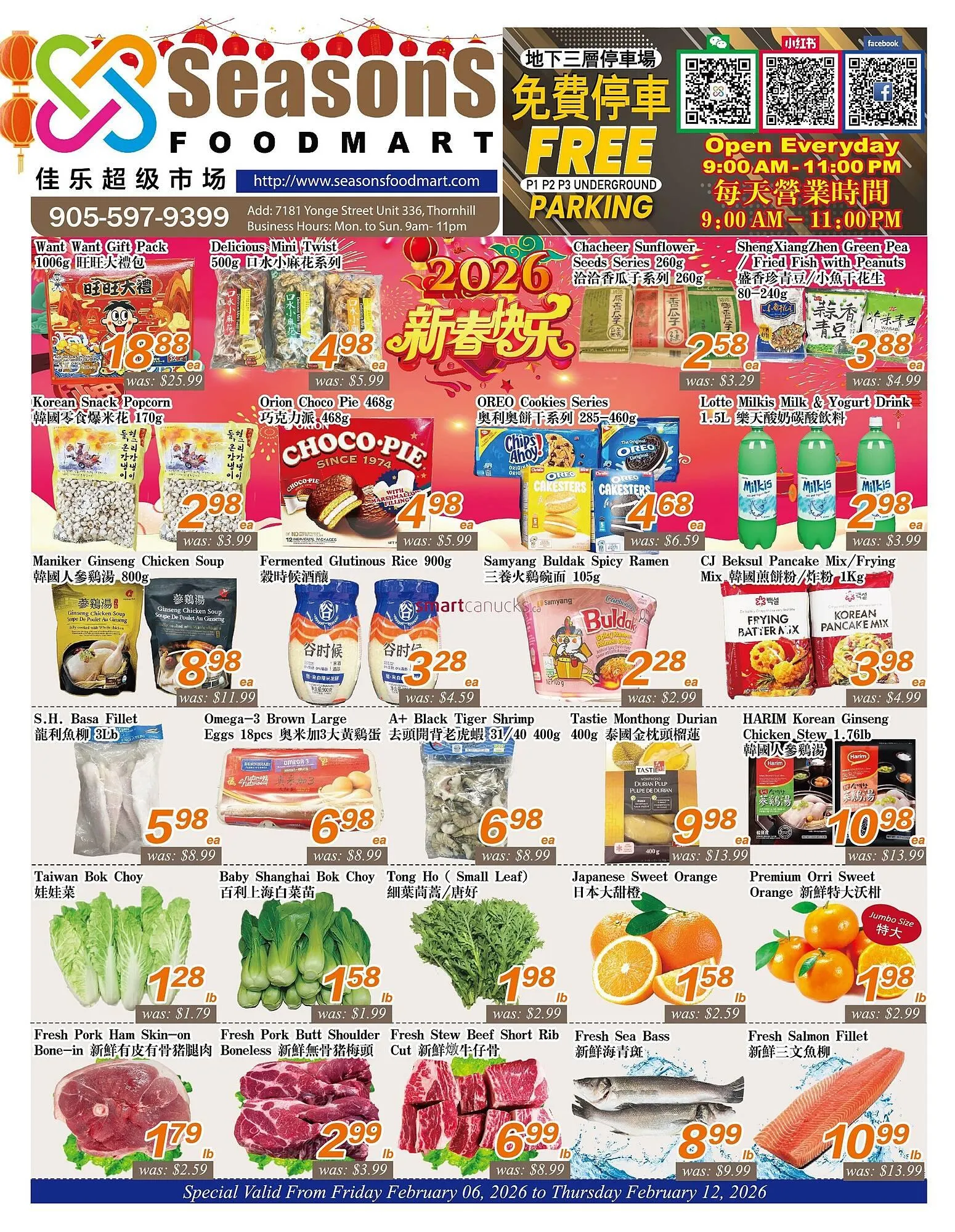 Seasons Foodmart flyer - 1