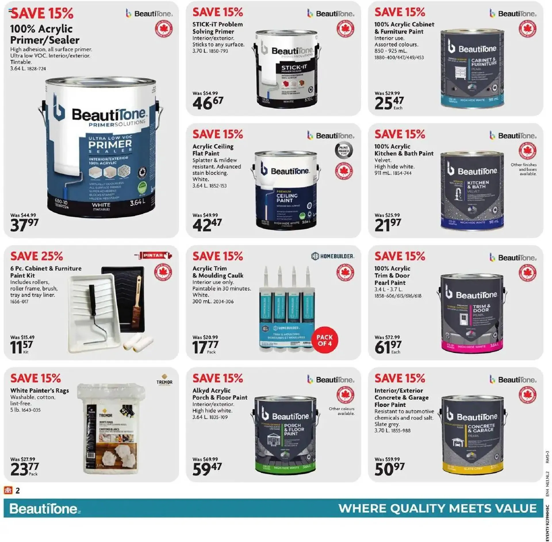 Home Hardware flyer from September 25 to October 9 2025 - flyer page 3