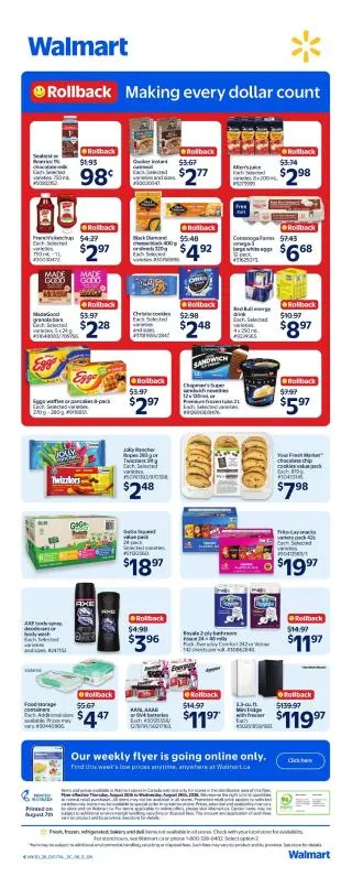 Walmart Flyer from August 20 to August 26 2026 - flyer page 2