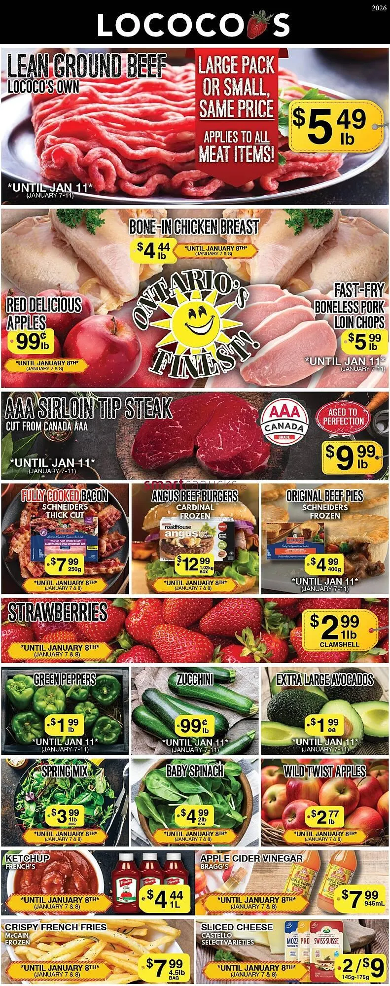 Lococo's flyer from January 7 to January 11 2026 - flyer page 1