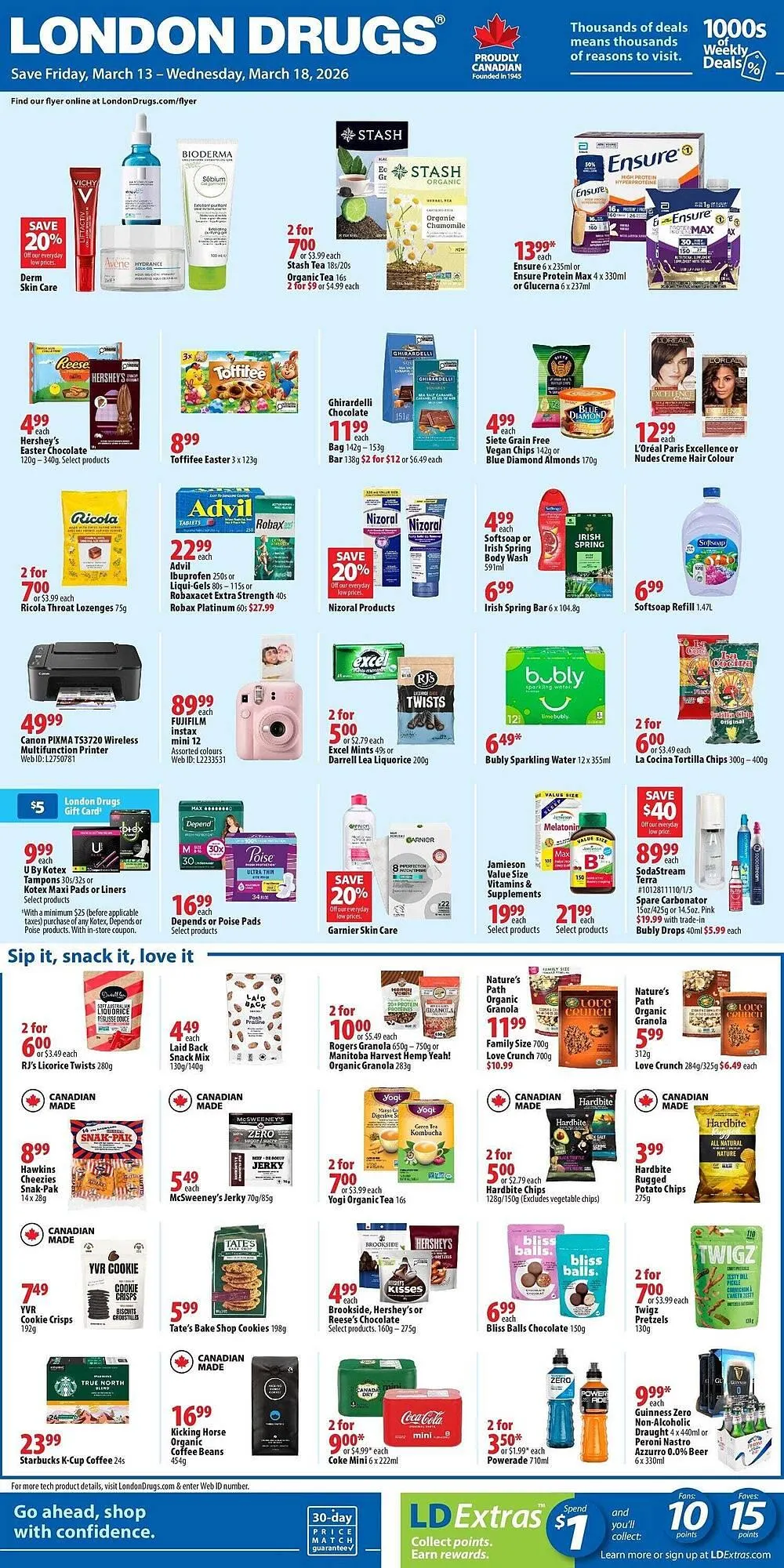 London Drugs flyer from March 13 to March 19 2026 - flyer page 1