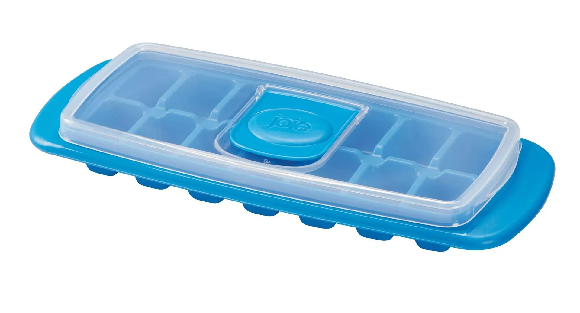 Joie No-Spill Plastic Ice Cube Tray with Flip and Fill Tab, Assorted